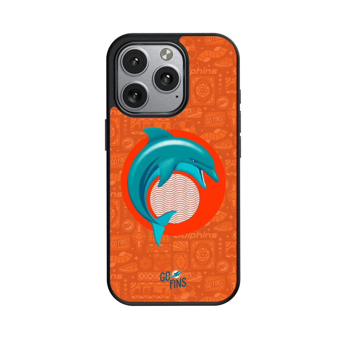 Miami Dolphins 2024 Edition MagSafe Compatible Phone Case for Apple iPhone 1