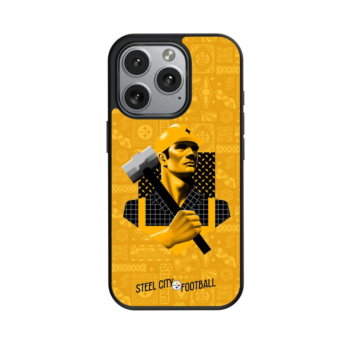 Pittsburgh Steelers 2024 Edition MagSafe Compatible Phone Case for Apple iPhone 1