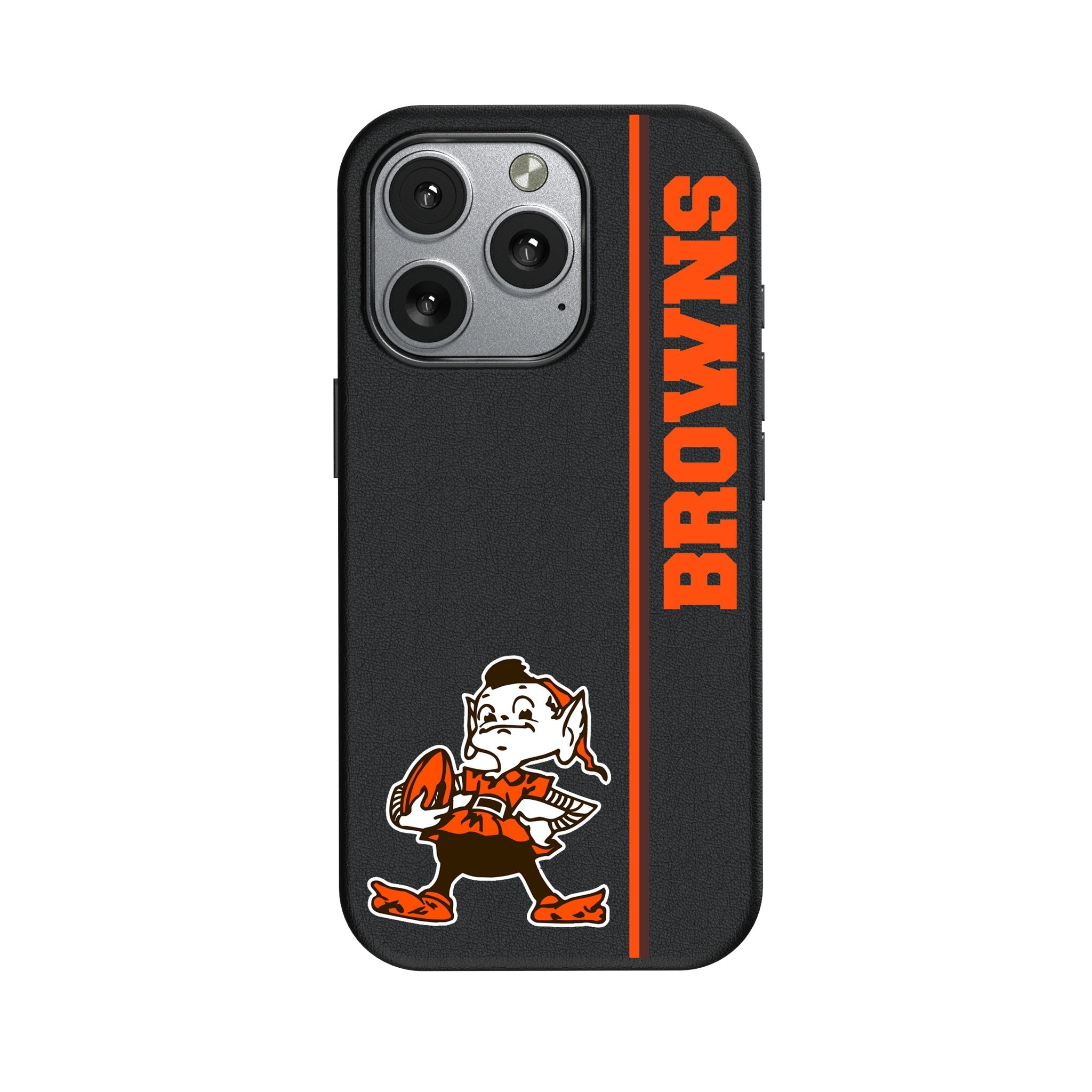 Cleveland Browns Historic Collection Sidebar MagSafe Compatible Phone Case for Apple iPhone 1