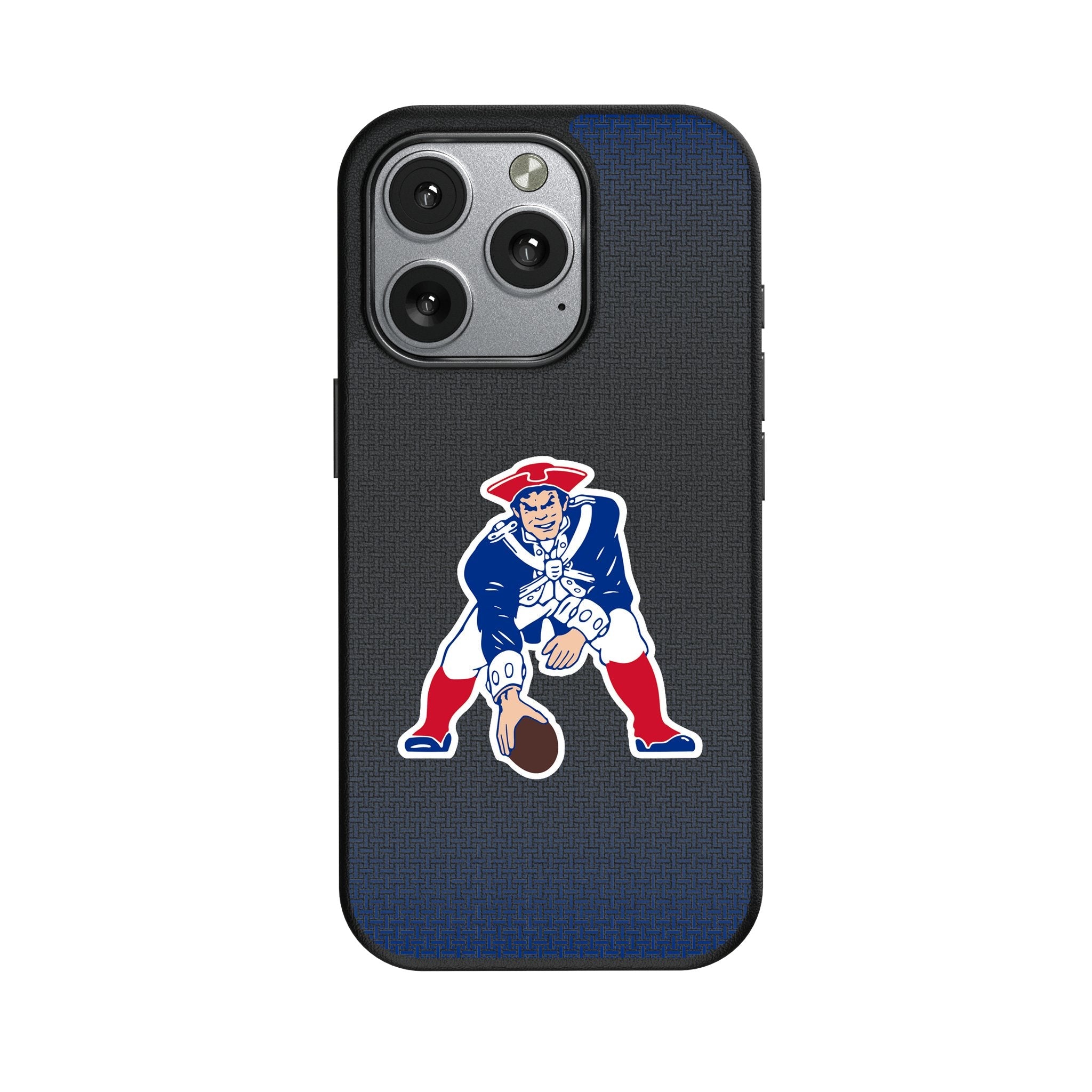New England Patriots Historic Collection Linen MagSafe Compatible Phone Case for Apple iPhone 1