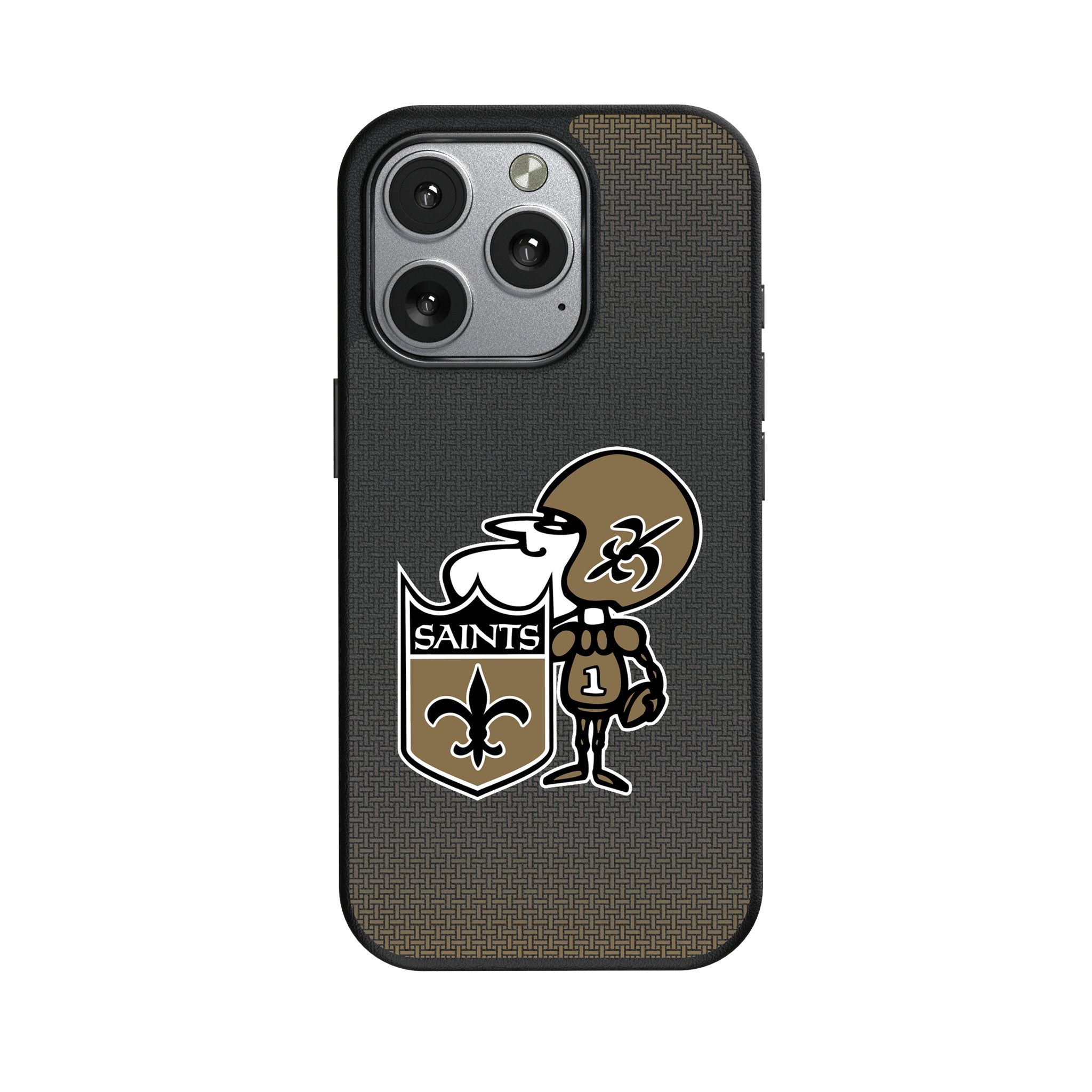 New Orleans Saints Historic Collection Linen MagSafe Compatible Phone Case for Apple iPhone 1