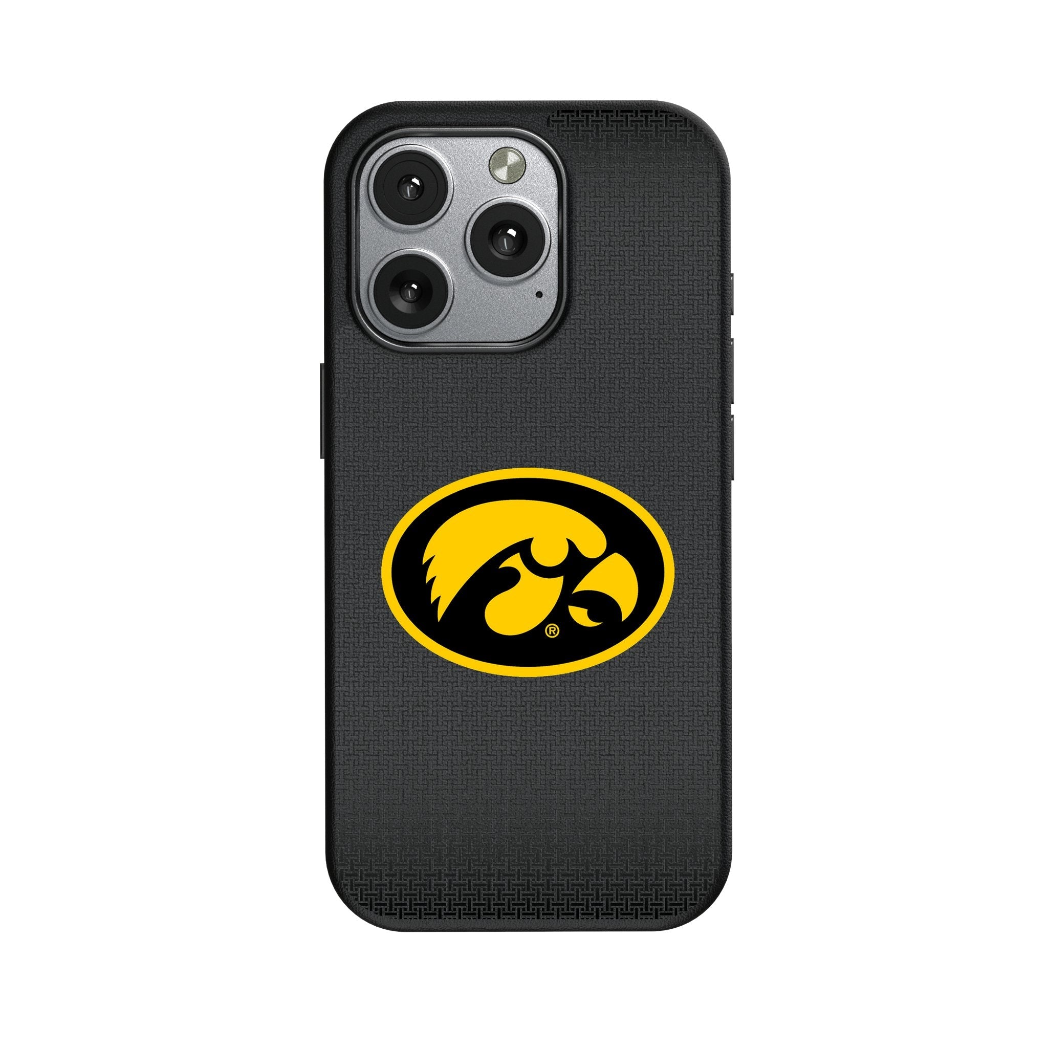 University of Iowa Hawkeyes Linen MagSafe Compatible Phone Case for Apple iPhone 1
