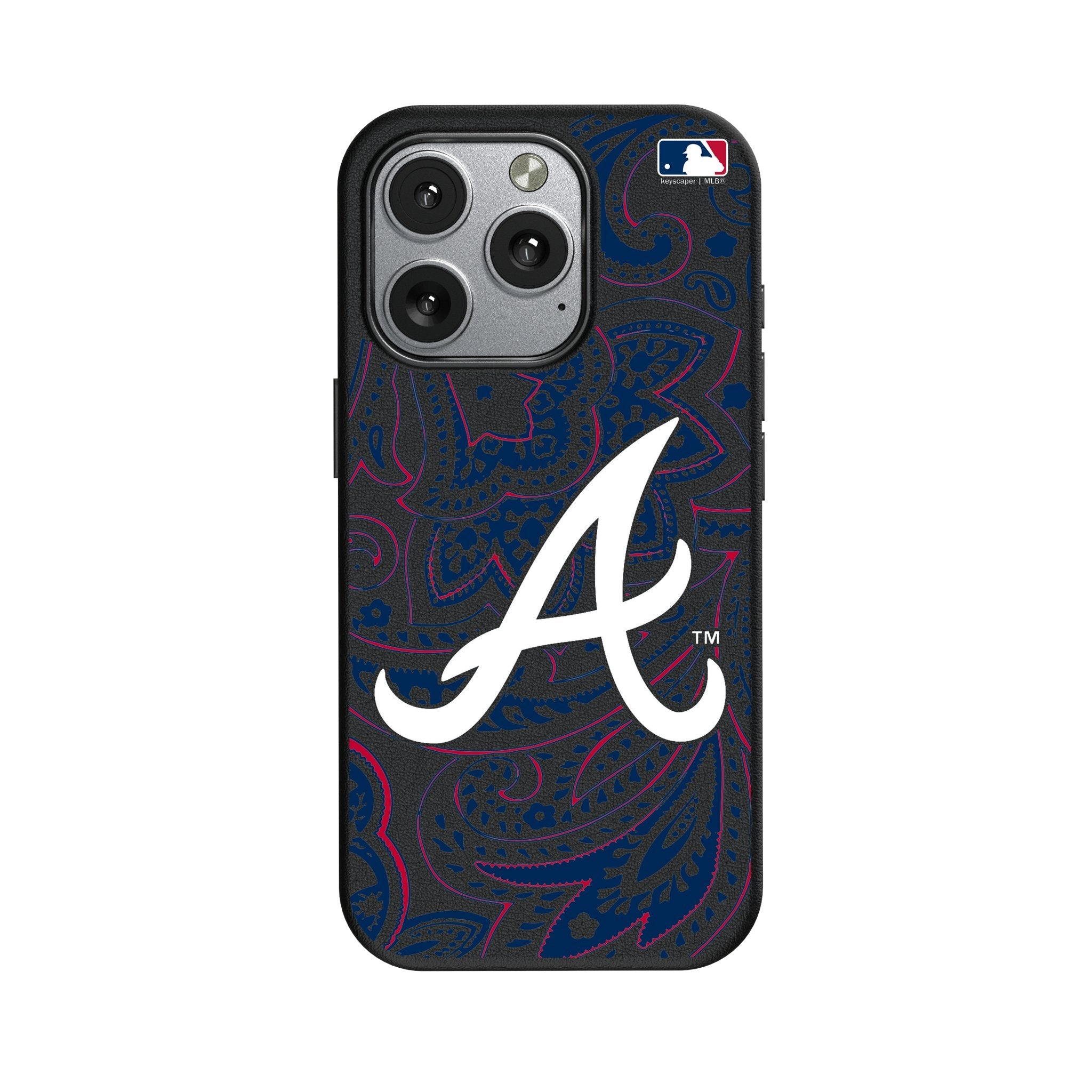 Atlanta Braves Paisley MagSafe Compatible Phone Case for Apple iPhone 1