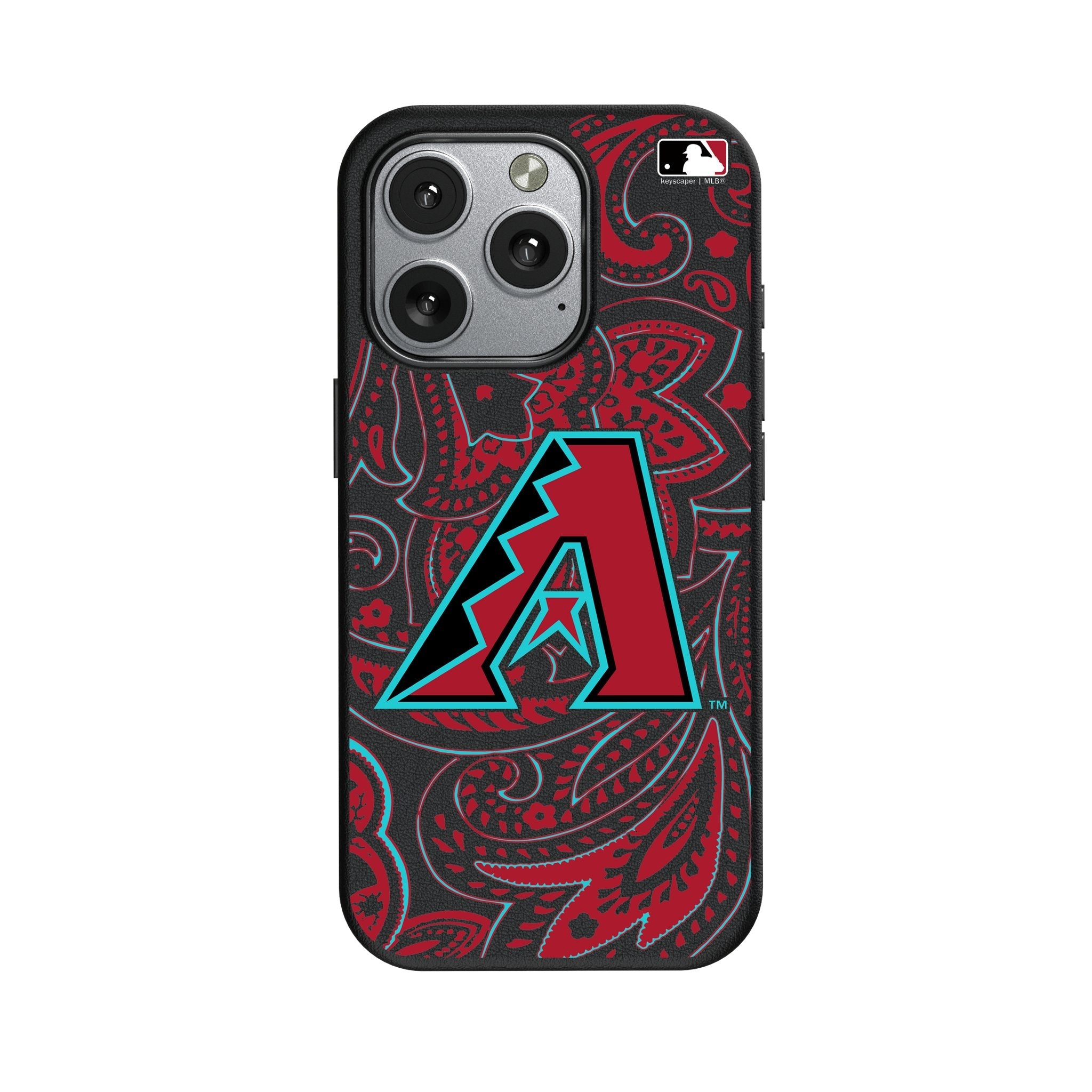 Arizona Diamondbacks Paisley MagSafe Compatible Phone Case for Apple iPhone