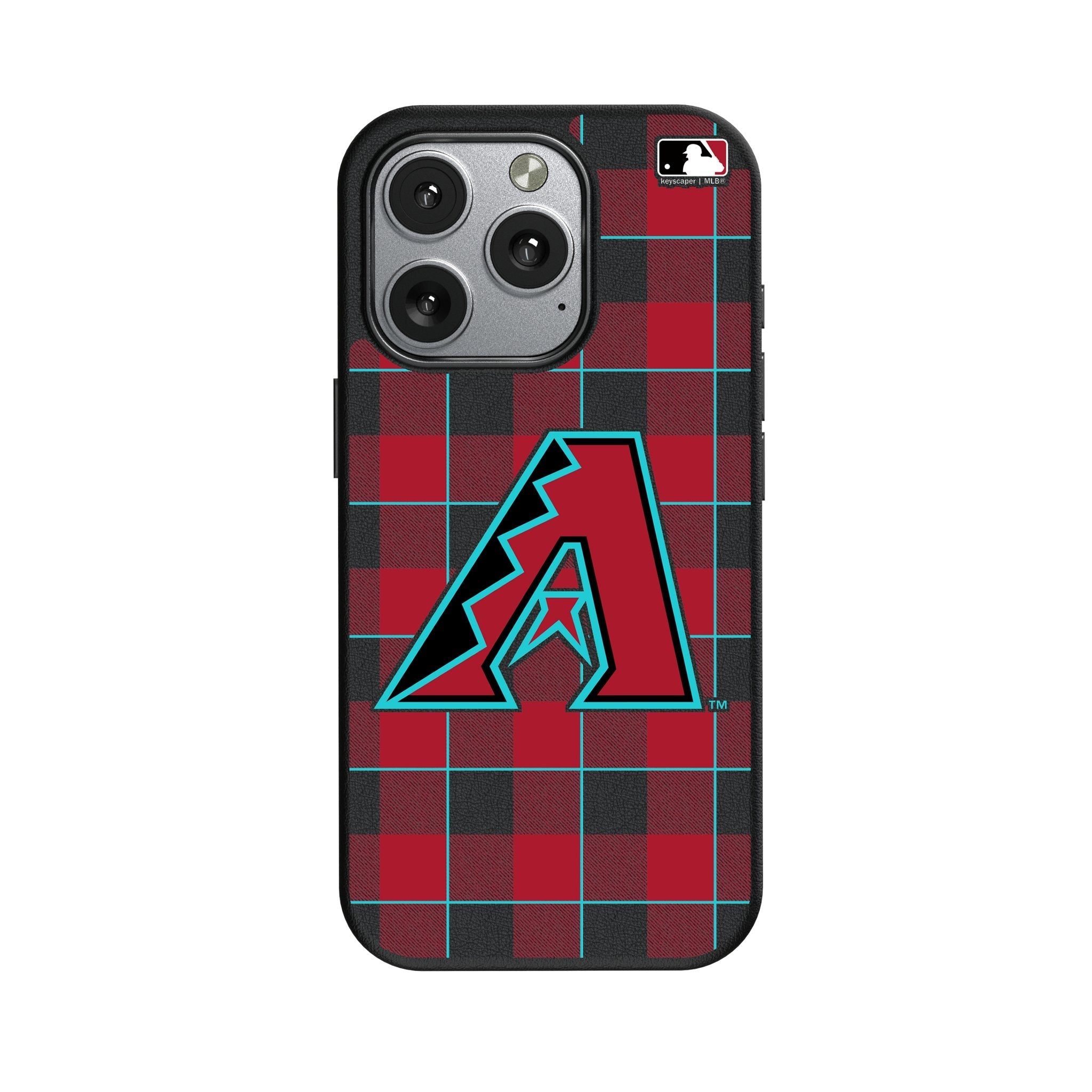 Arizona Diamondbacks Plaid MagSafe Compatible Phone Case for Apple iPhone