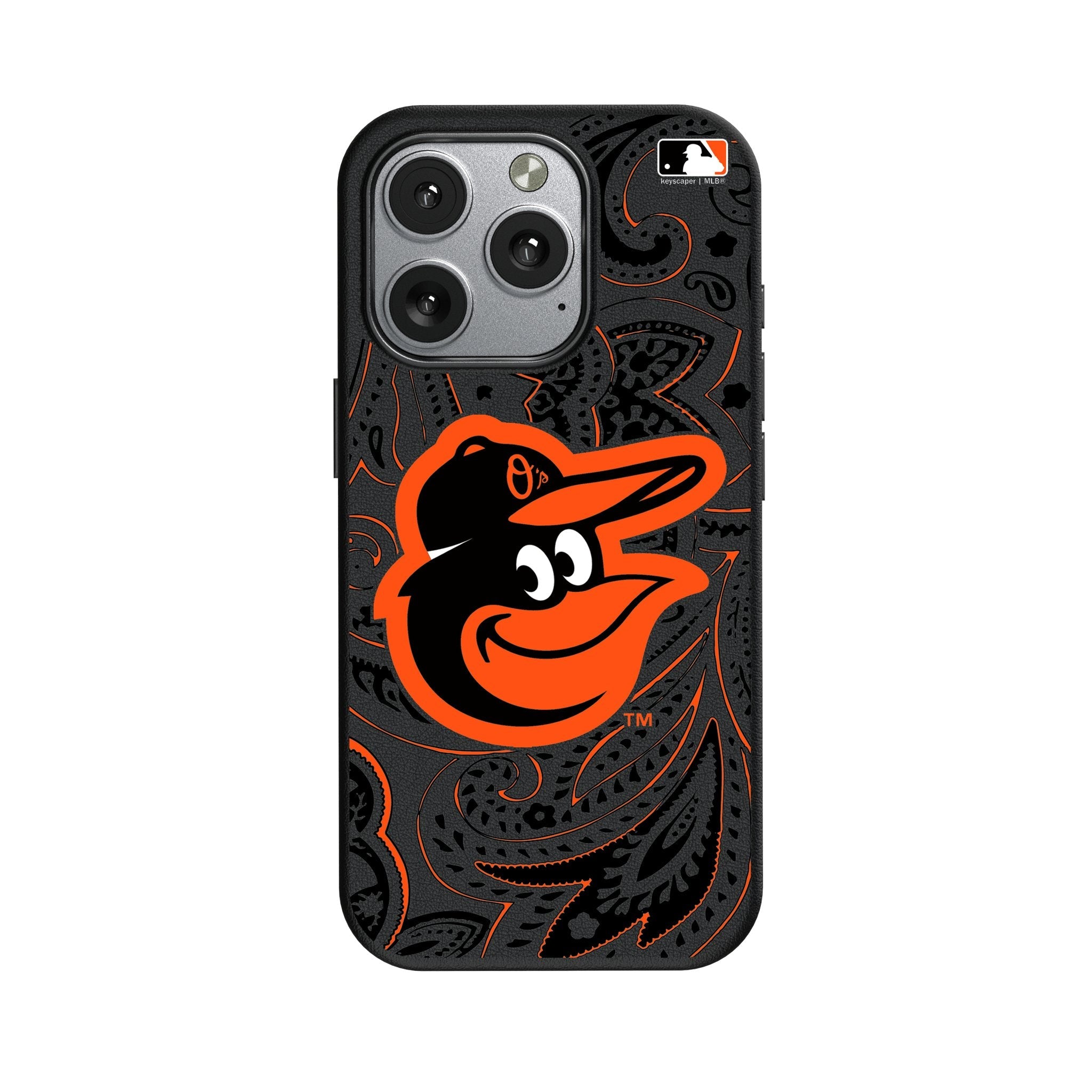 Baltimore Orioles Paisley MagSafe Compatible Phone Case for Apple iPhone