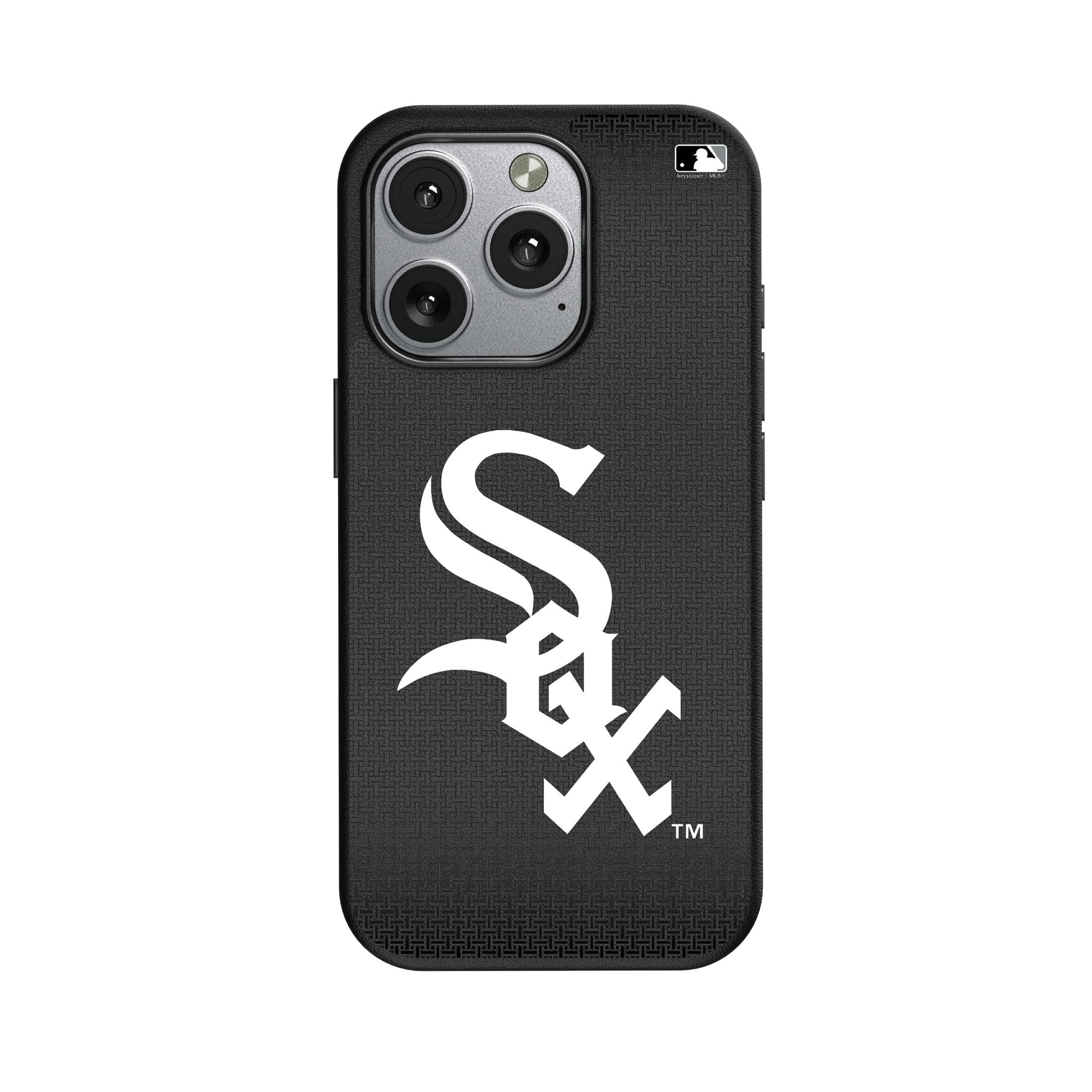 Chicago White Sox Linen MagSafe Compatible Phone Case for Apple iPhone 1