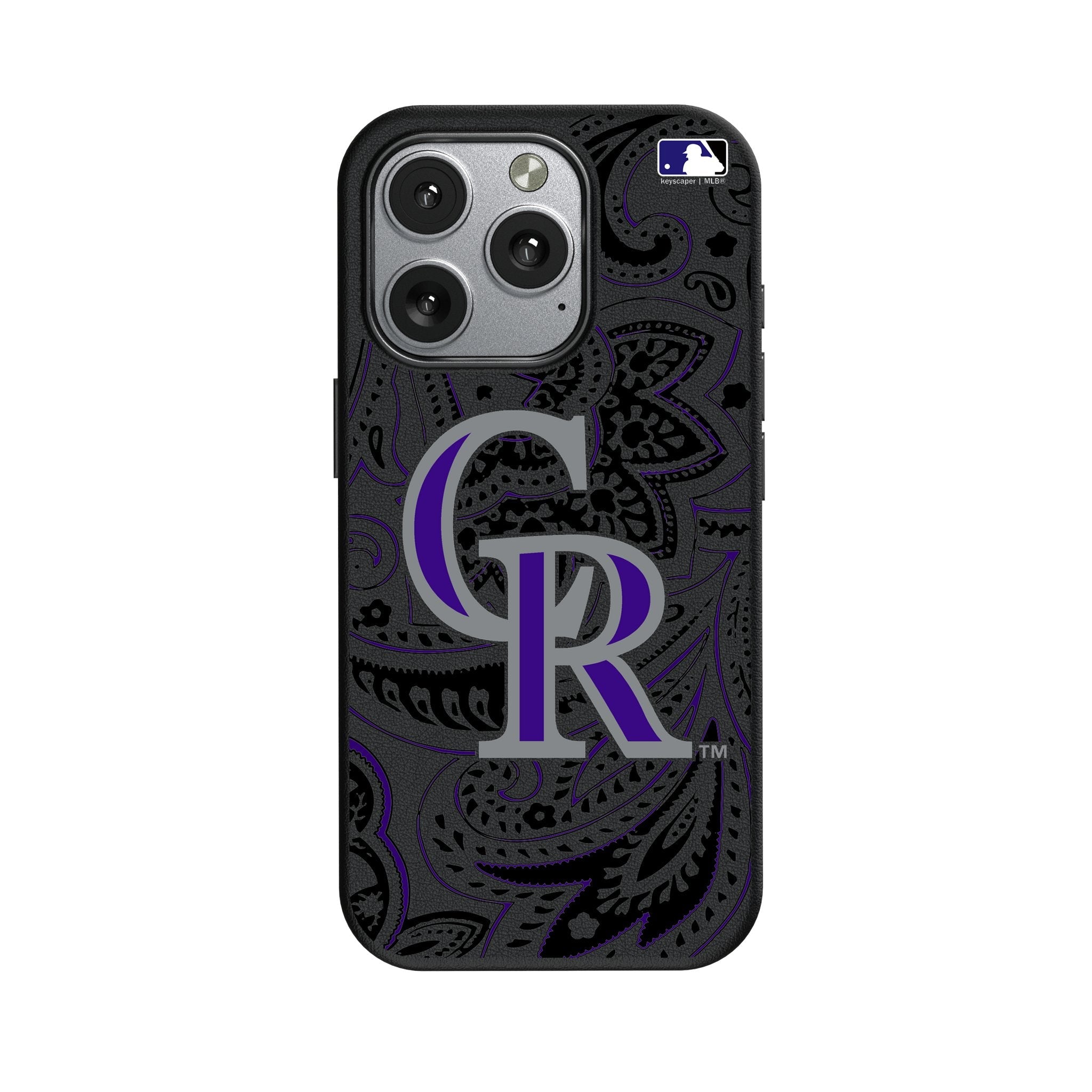 Colorado Rockies Paisley MagSafe Compatible Phone Case for Apple iPhone