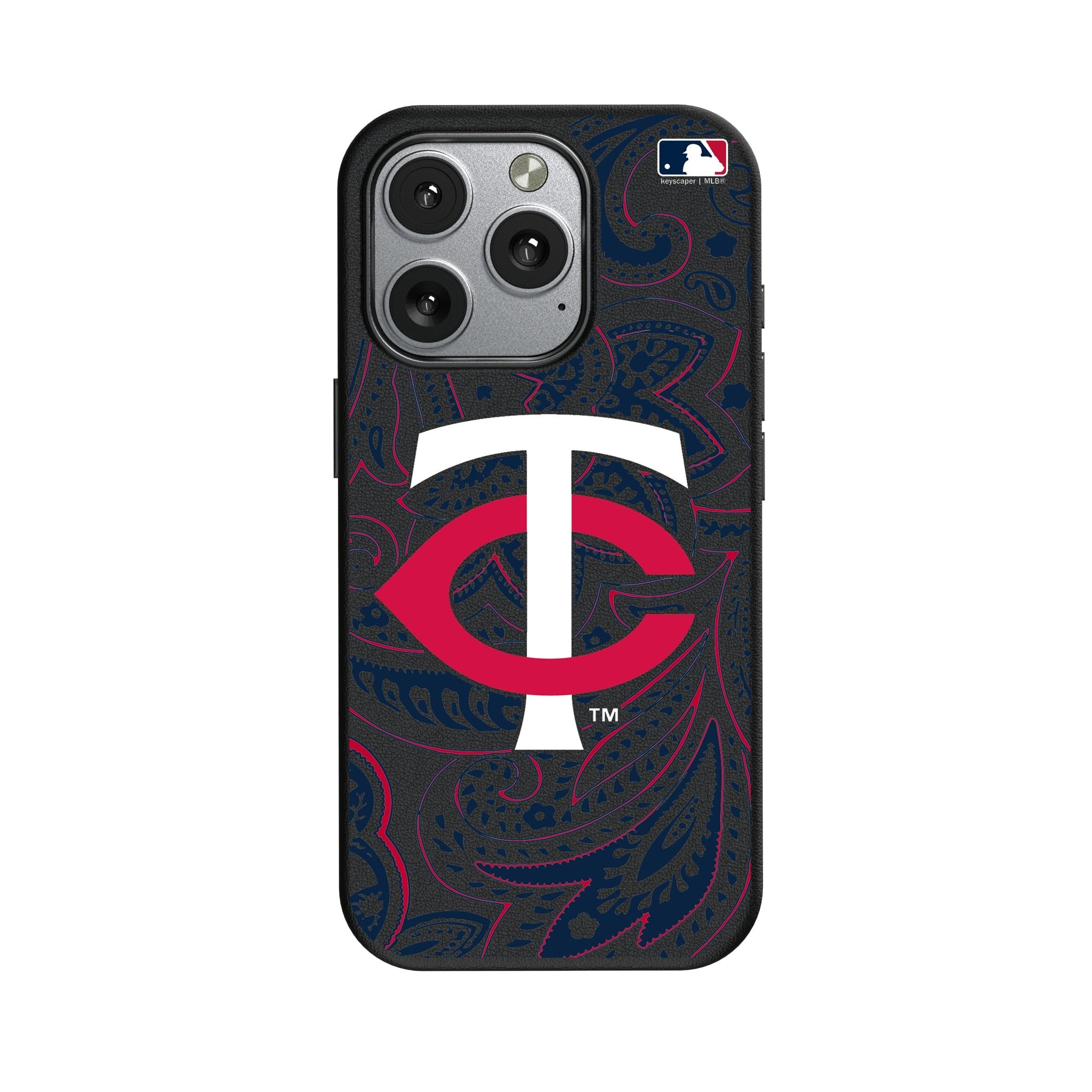 Minnesota Twins Paisley MagSafe Compatible Phone Case for Apple iPhone 1