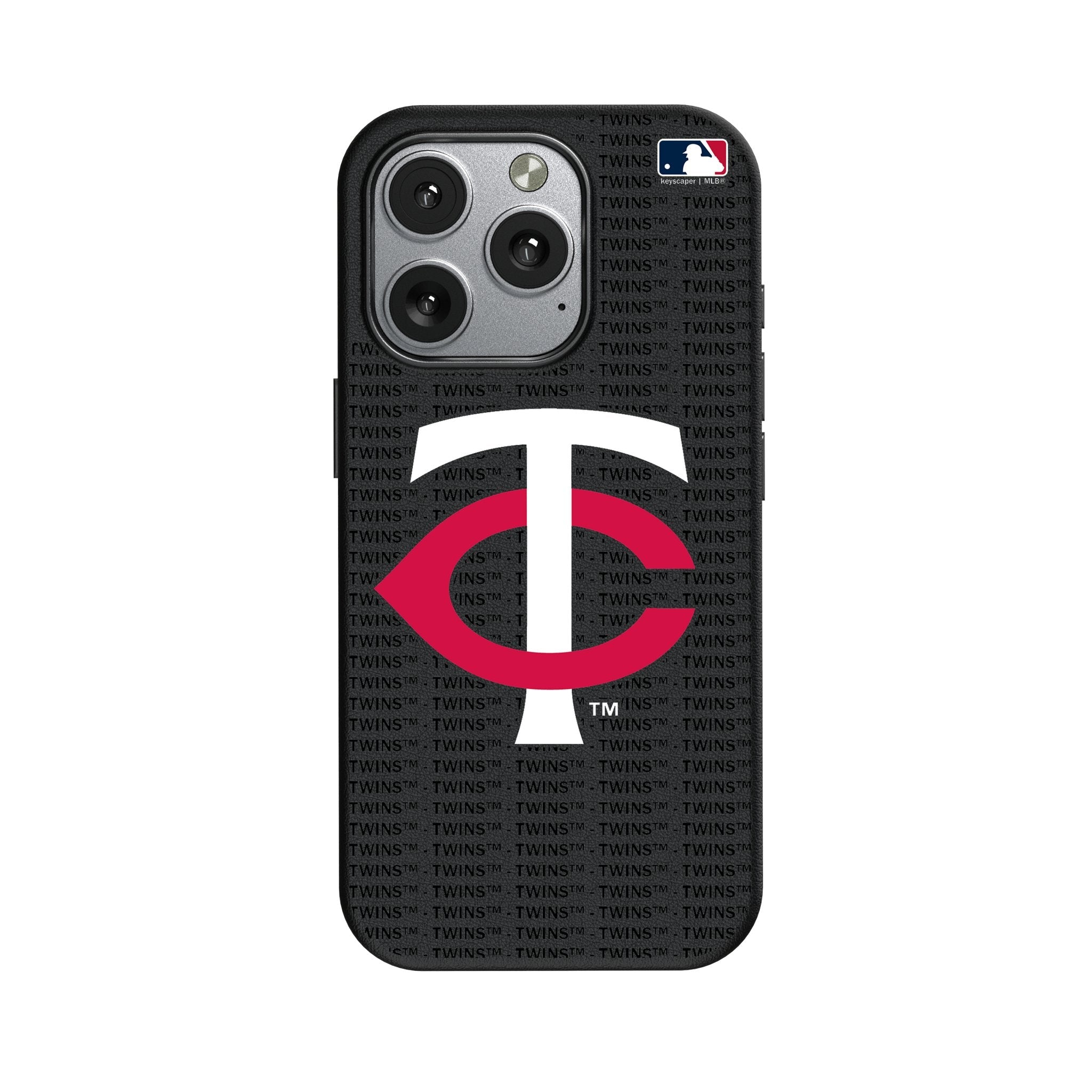 Minnesota Twins Text Backdrop MagSafe Compatible Phone Case for Apple iPhone 1