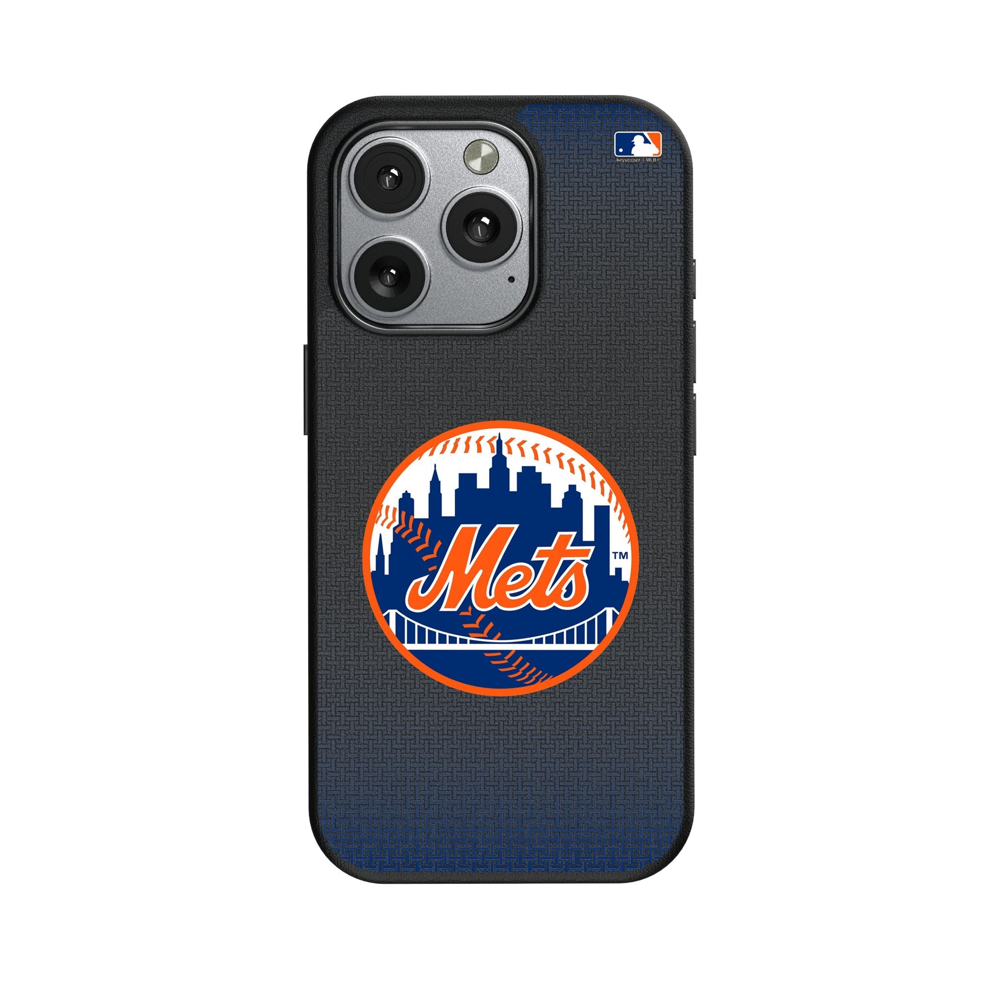 New York Mets Linen MagSafe Compatible Phone Case for Apple iPhone 1