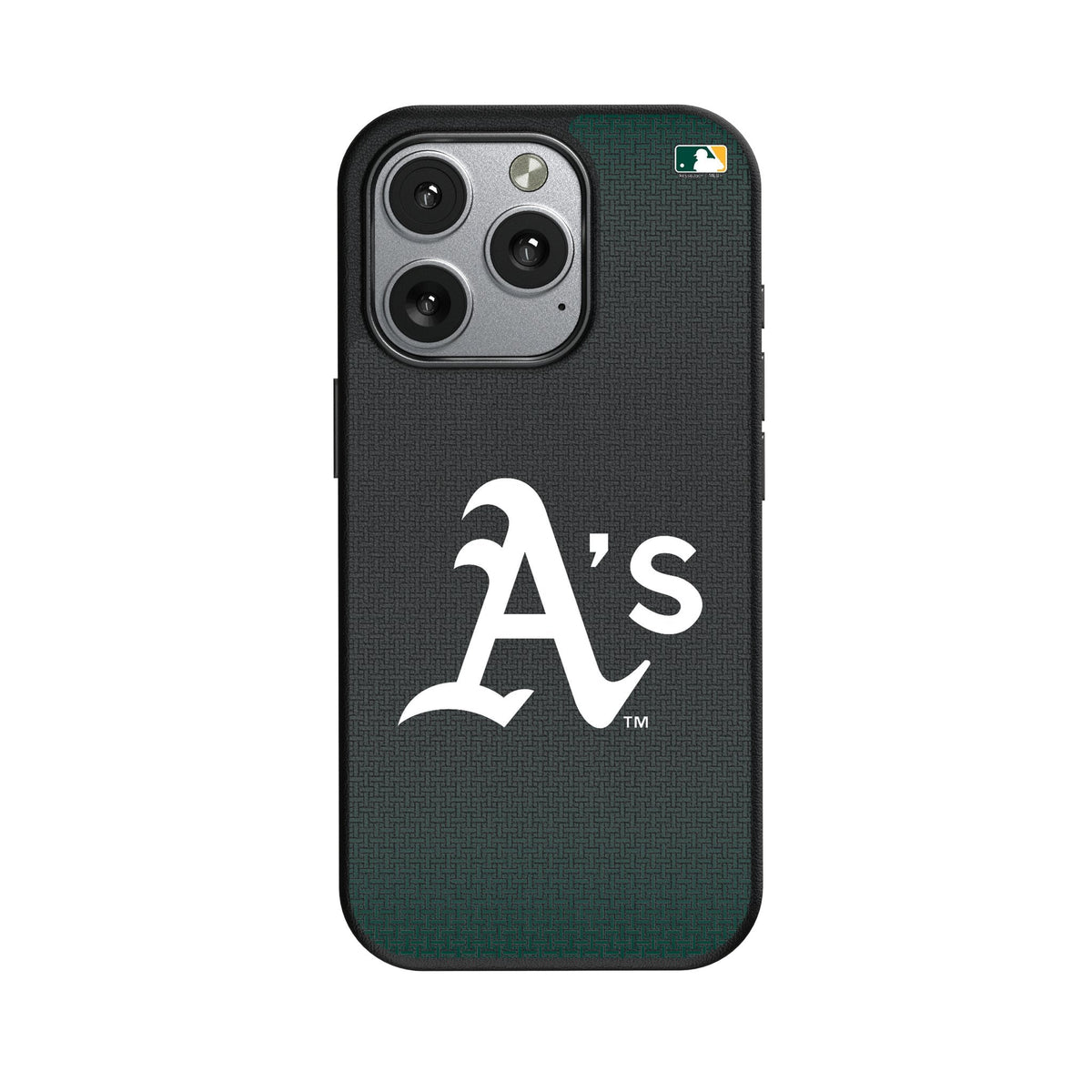 Oakland Athletics Linen MagSafe Compatible Phone Case for Apple iPhone 1