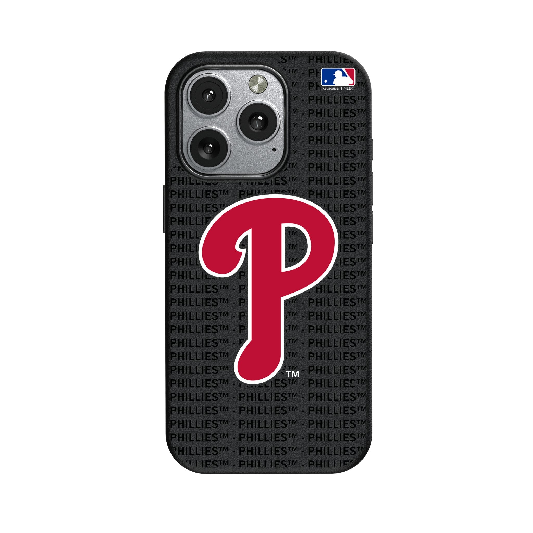 Philadelphia Phillies Text Backdrop MagSafe Compatible Phone Case for Apple iPhone 1