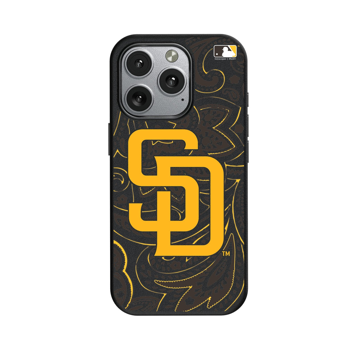 San Diego Padres Paisley MagSafe Compatible Phone Case for Apple iPhone