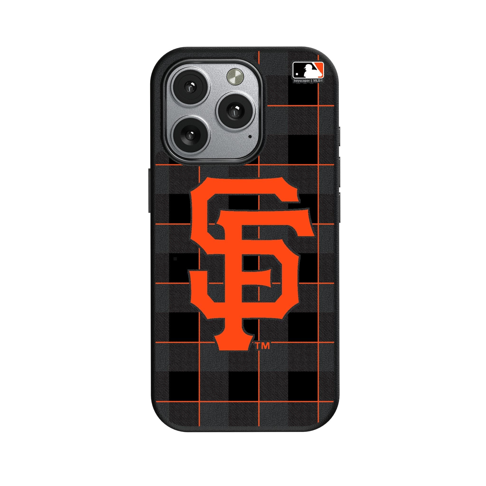 San Francisco Giants Plaid MagSafe Compatible Phone Case for Apple iPhone