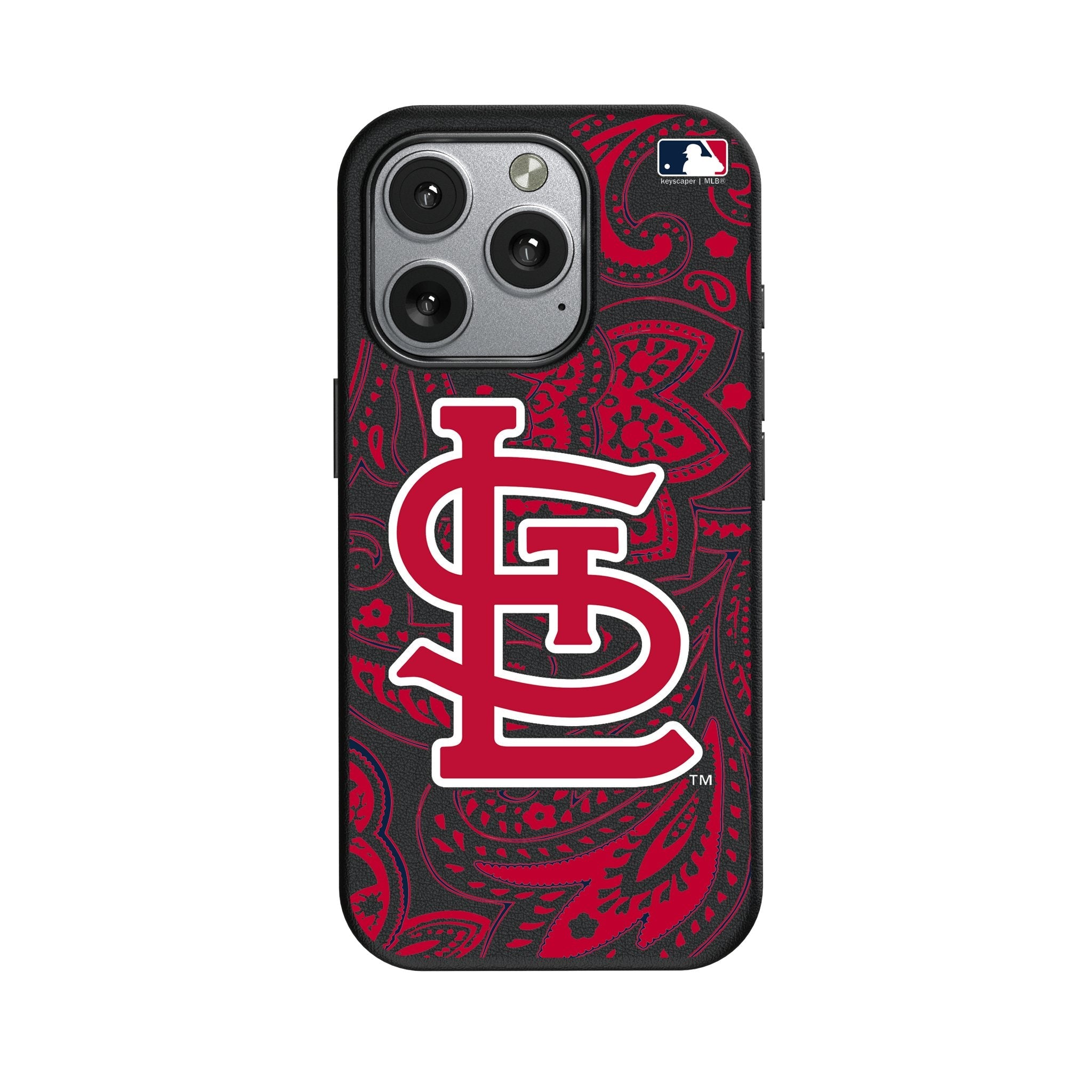 St Louis Cardinals Paisley MagSafe Compatible Phone Case for Apple iPhone
