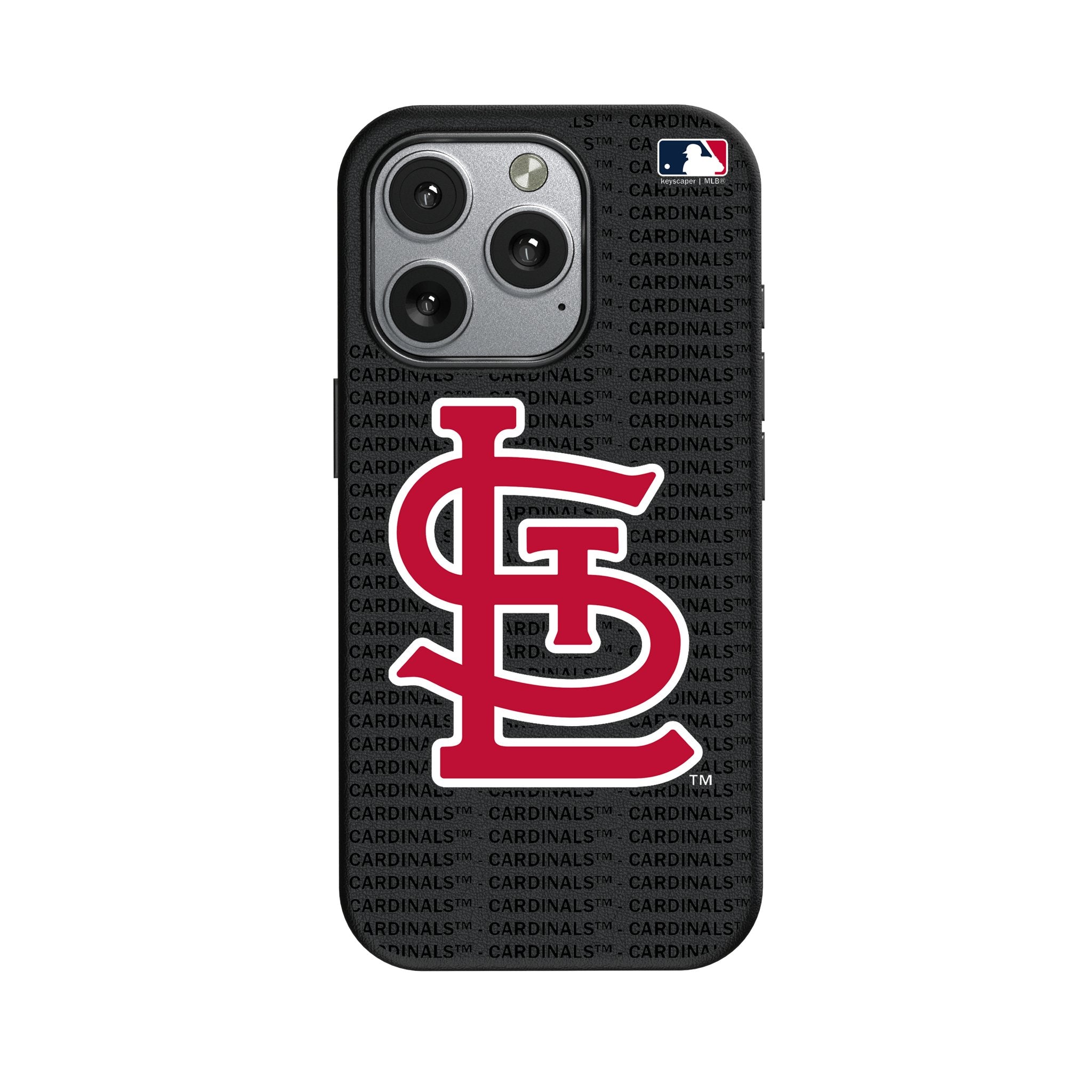 St Louis Cardinals Text Backdrop MagSafe Compatible Phone Case for Apple iPhone 1