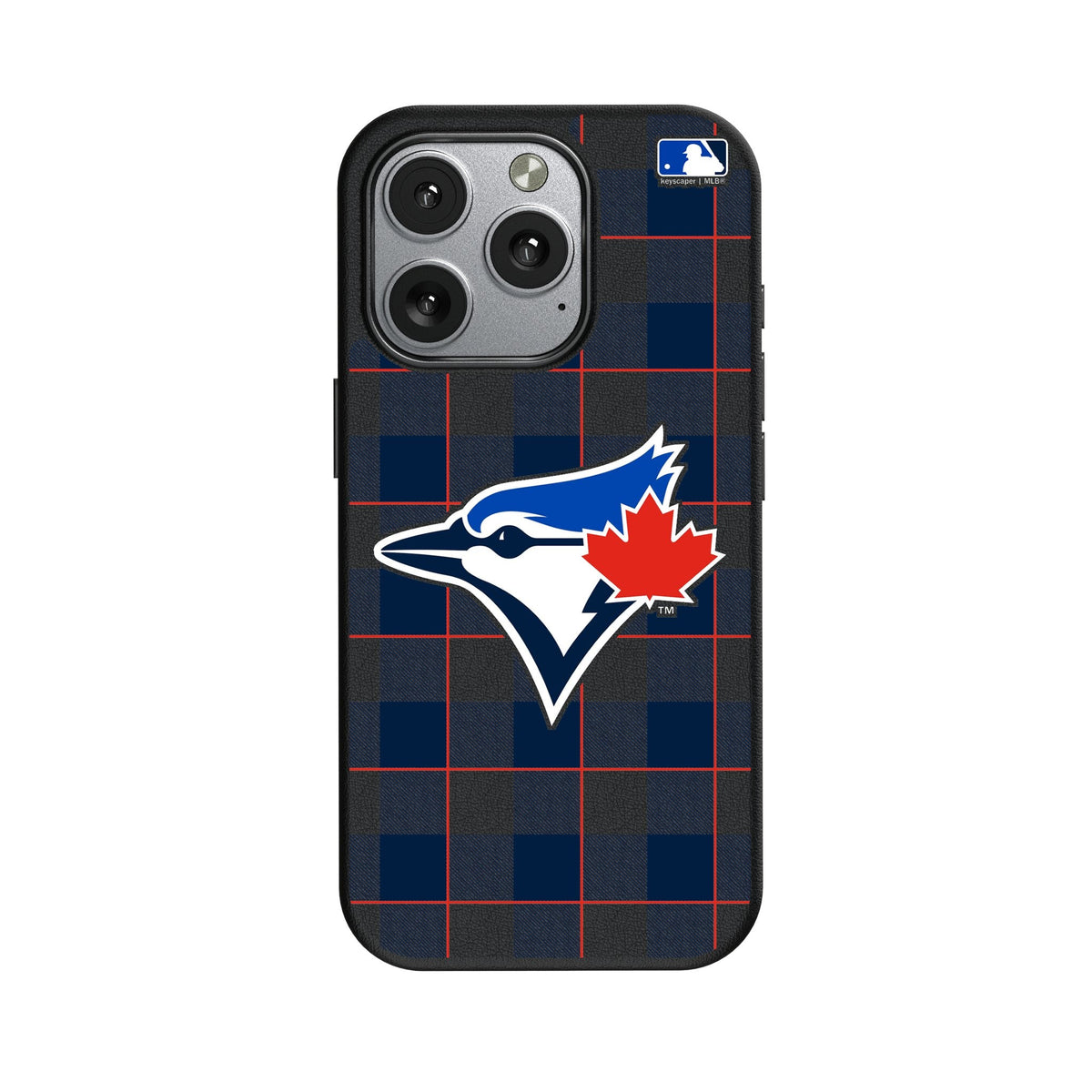 Toronto Blue Jays Plaid MagSafe Compatible Phone Case for Apple iPhone 1
