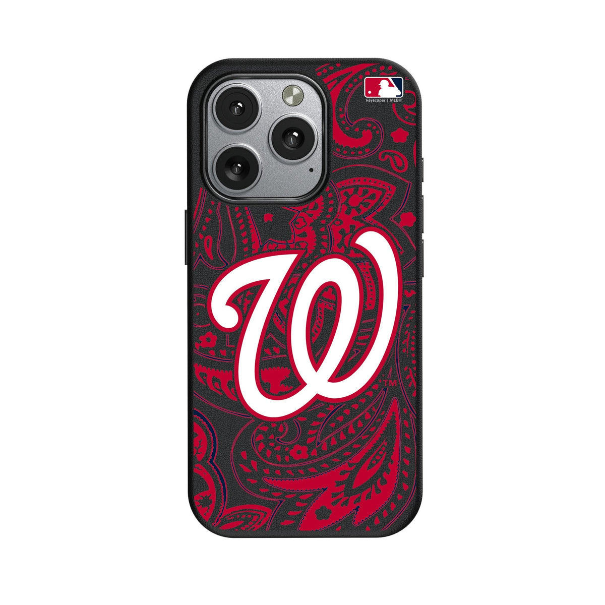 Washington Nationals Paisley MagSafe Compatible Phone Case for Apple iPhone