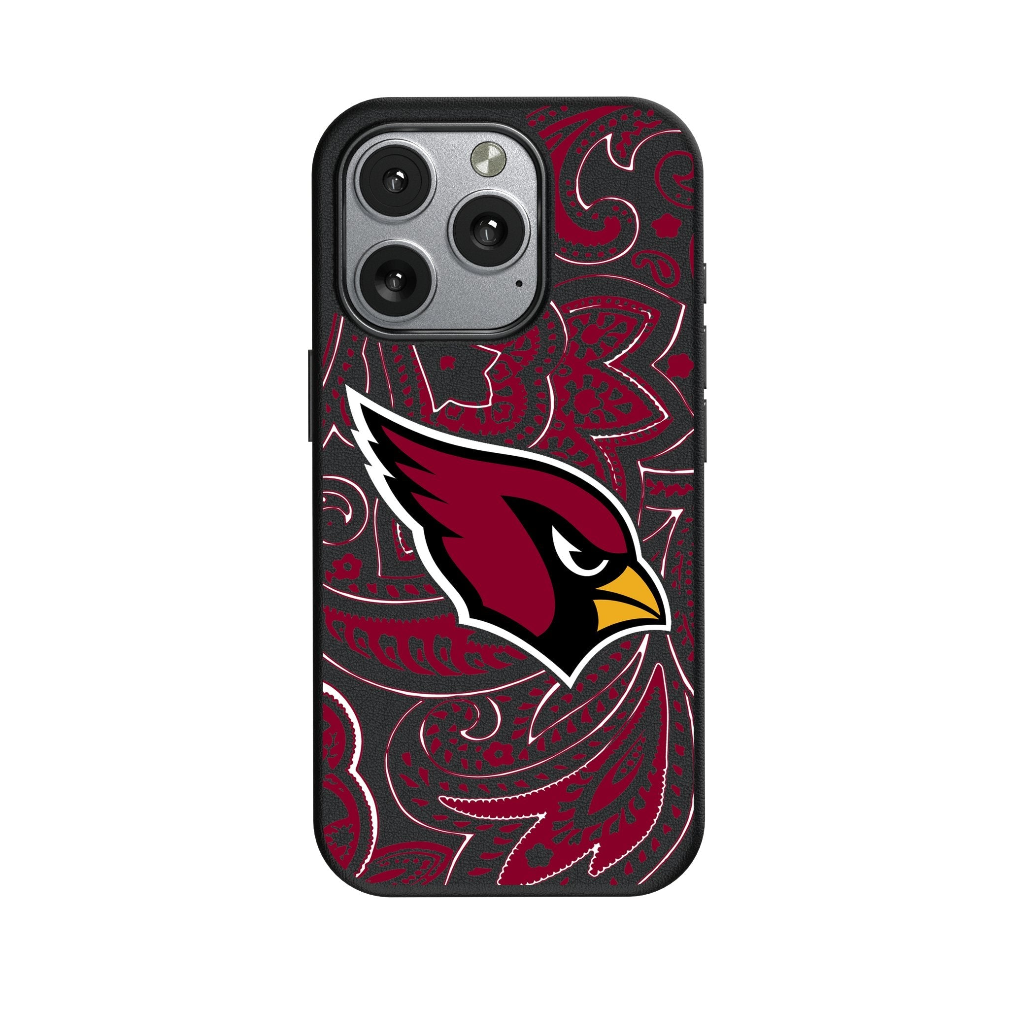 Arizona Cardinals Paisley MagSafe Compatible Phone Case for Apple iPhone