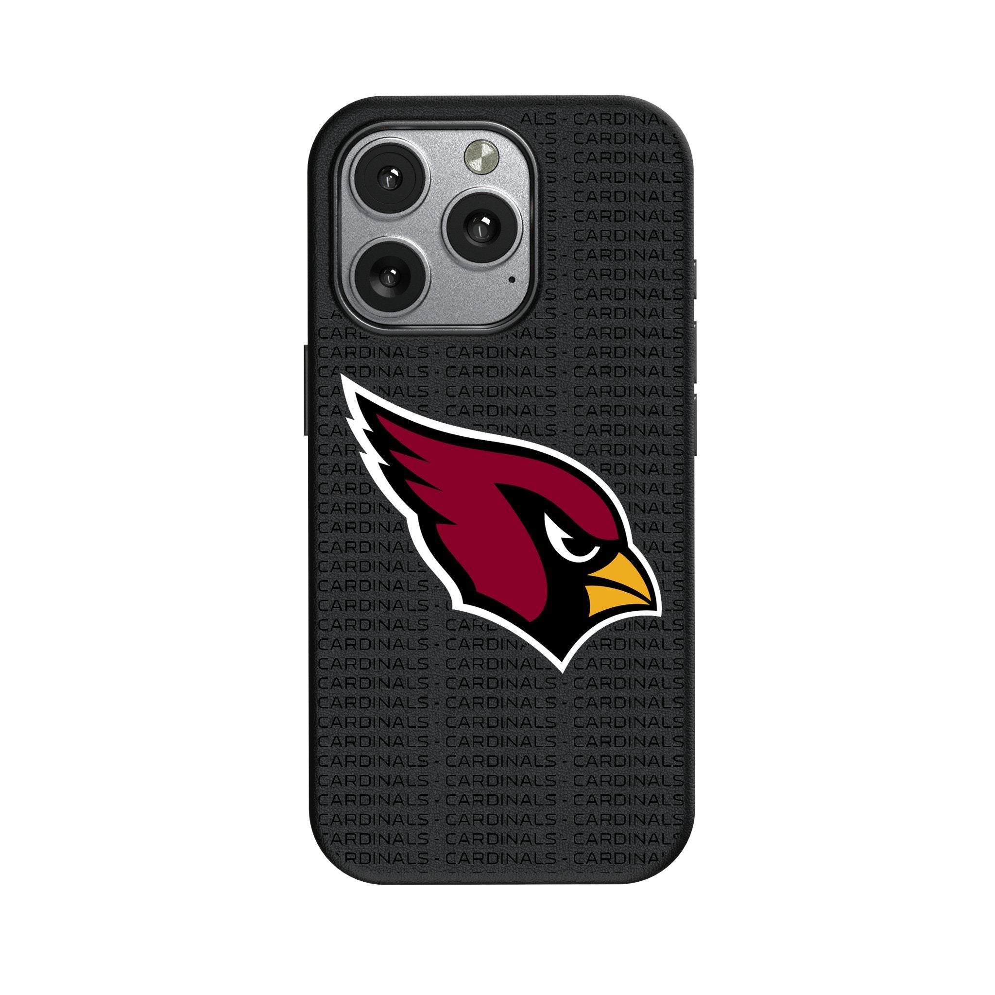 Arizona Cardinals Text Backdrop MagSafe Compatible Phone Case for Apple iPhone
