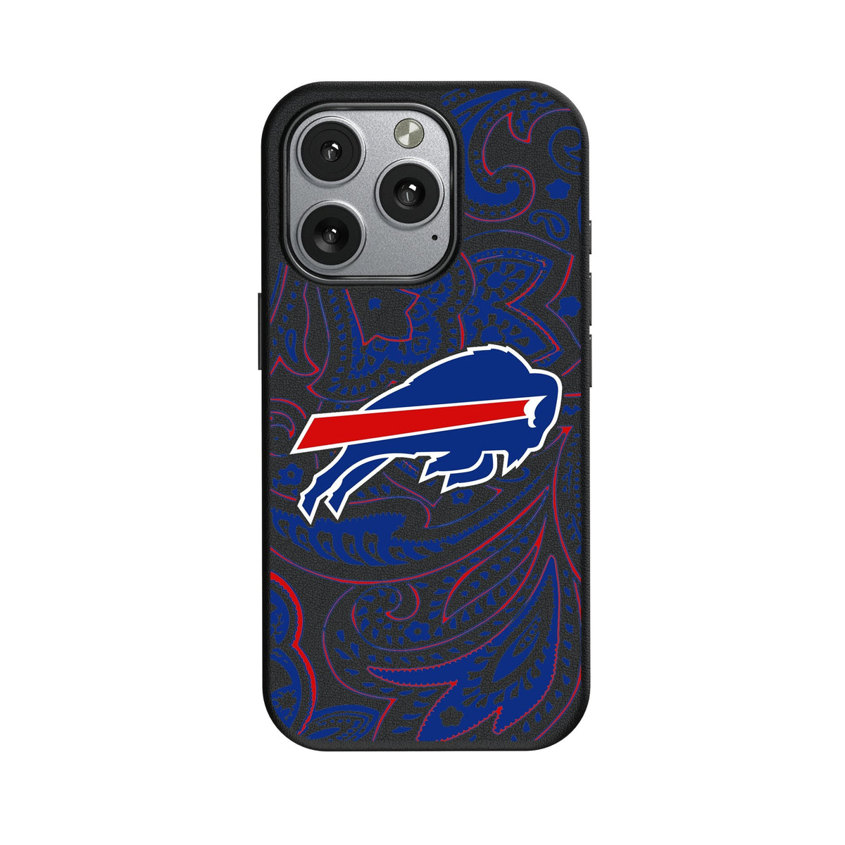 Buffalo Bills Paisley MagSafe Compatible Phone Case for Apple iPhone