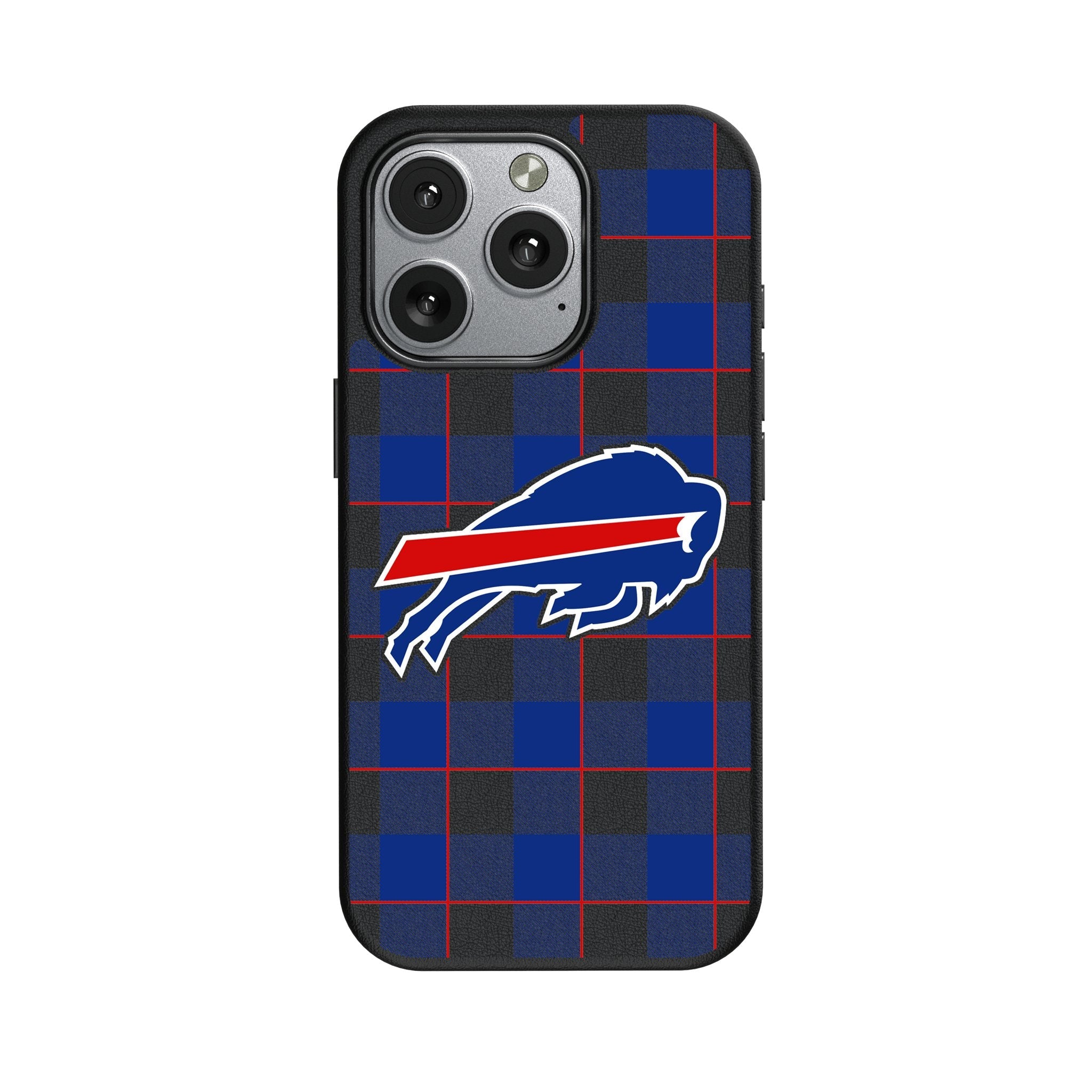 Buffalo Bills Plaid MagSafe Compatible Phone Case for Apple iPhone