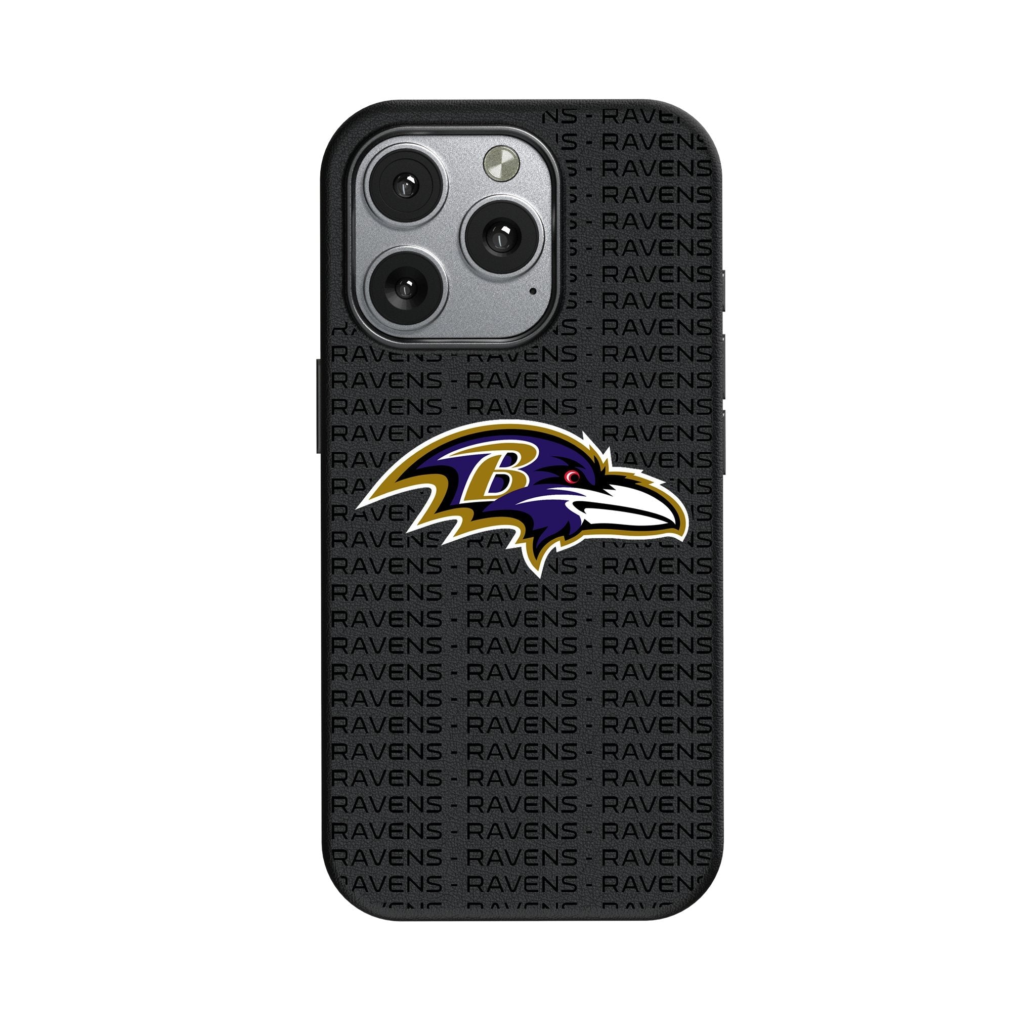 Baltimore Ravens Text Backdrop MagSafe Compatible Phone Case for Apple iPhone