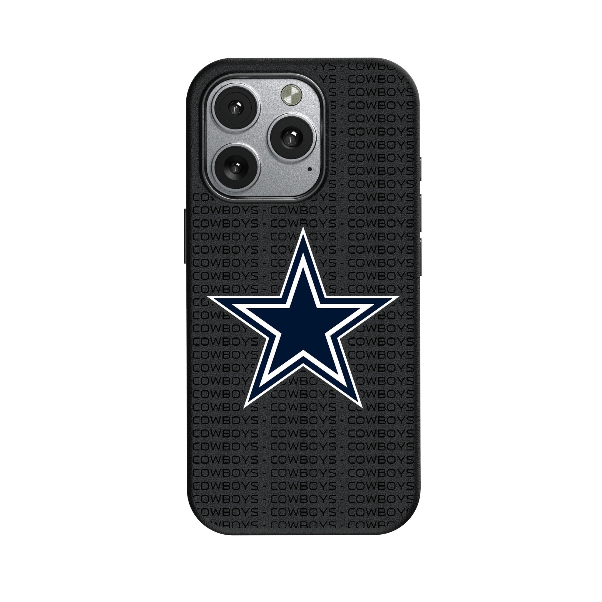 Dallas Cowboys Text Backdrop MagSafe Compatible Phone Case for Apple iPhone