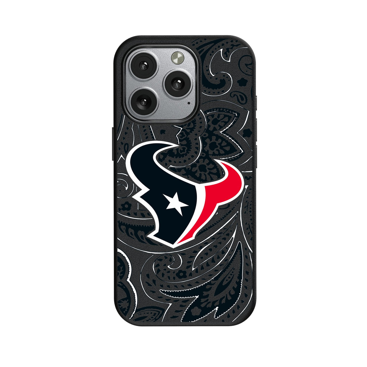 Houston Texans Paisley MagSafe Compatible Phone Case for Apple iPhone