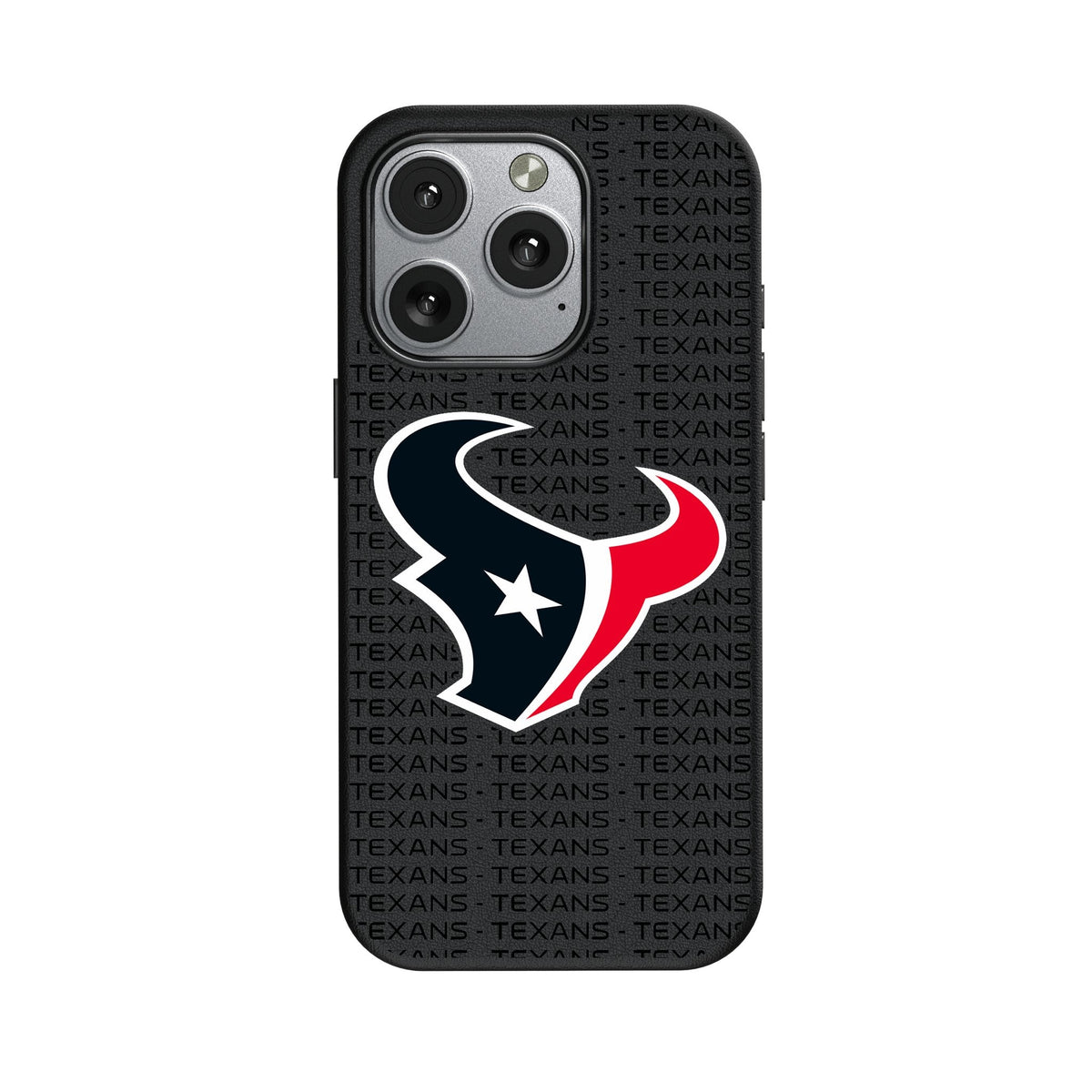 Houston Texans Text Backdrop MagSafe Compatible Phone Case for Apple iPhone