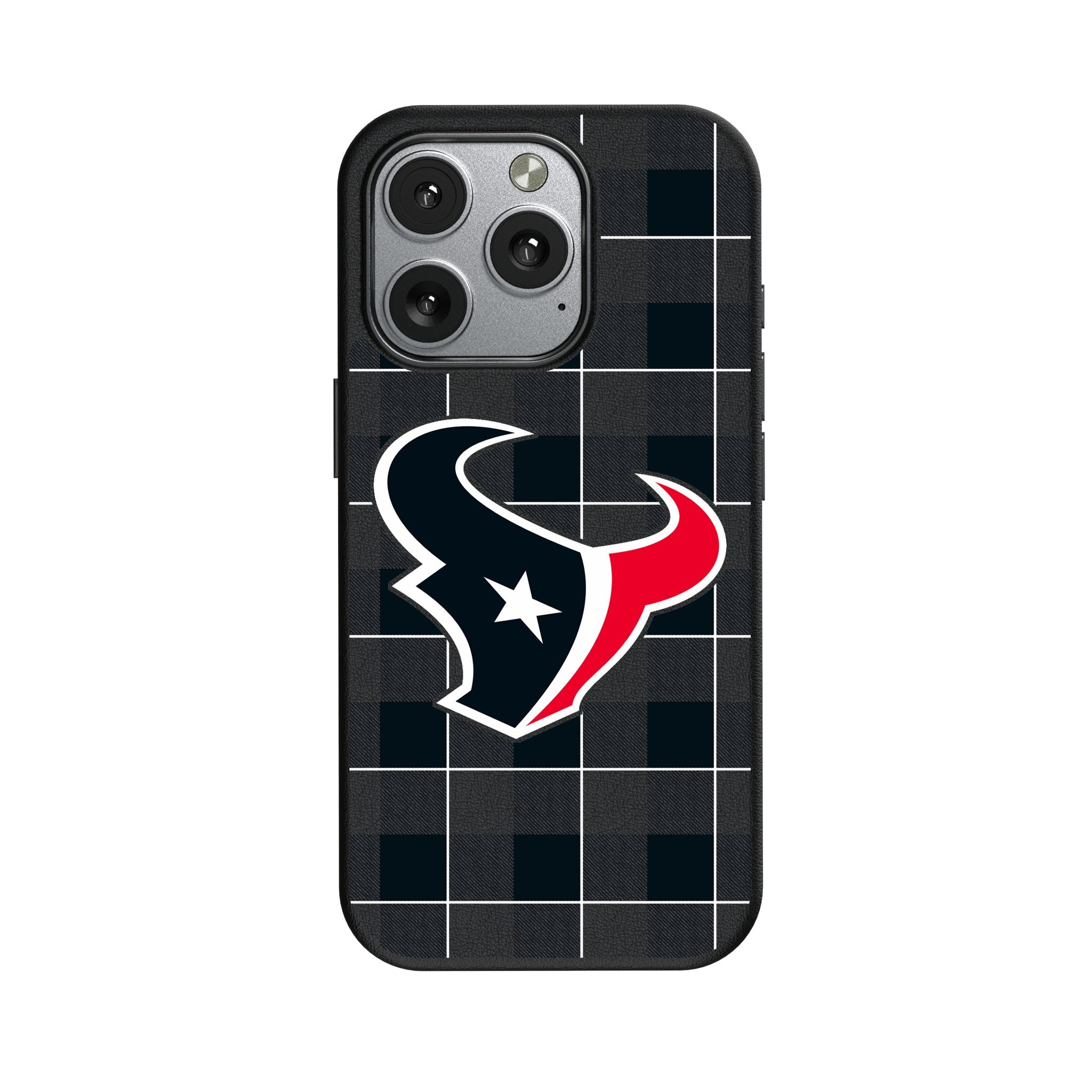 Houston Texans Plaid MagSafe Compatible Phone Case for Apple iPhone