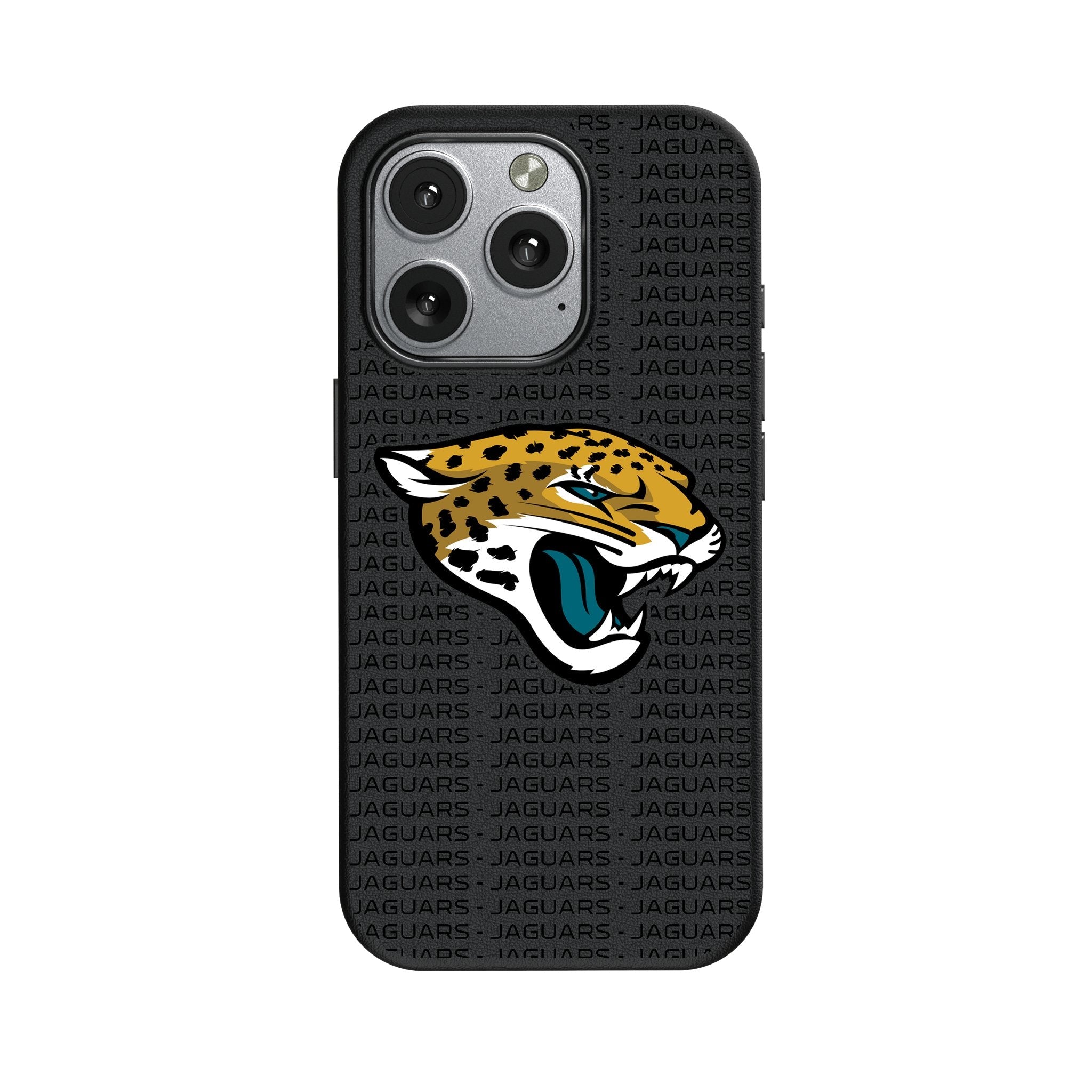 Jacksonville Jaguars Text Backdrop MagSafe Compatible Phone Case for Apple iPhone