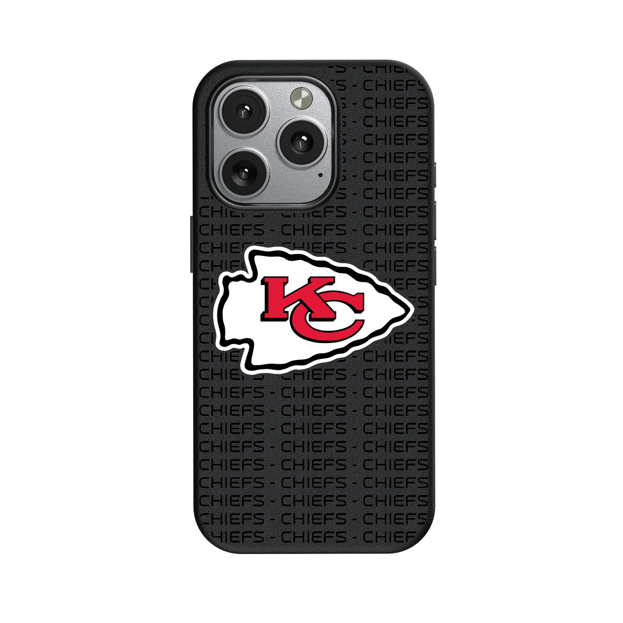 Kansas City Chiefs Text Backdrop MagSafe Compatible Phone Case for Apple iPhone 1