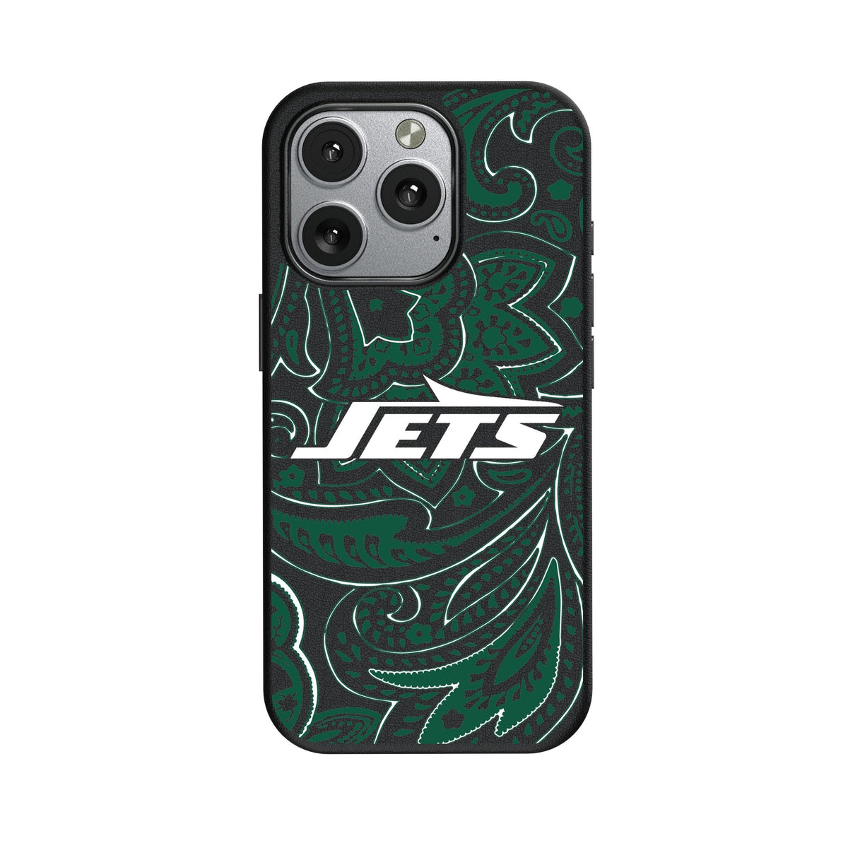New York Jets Paisley MagSafe Compatible Phone Case for Apple iPhone 1