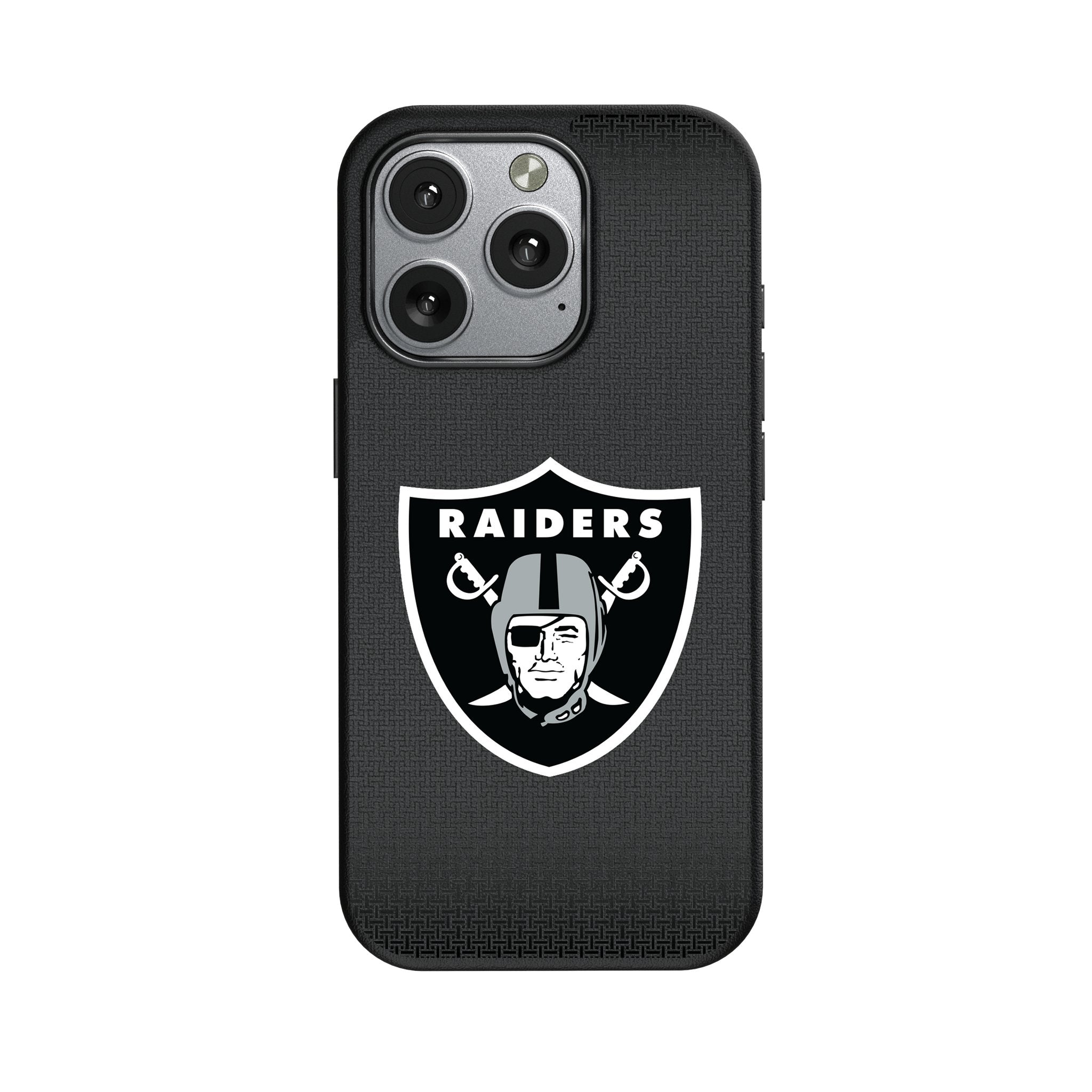 Las Vegas Raiders Linen MagSafe Compatible Phone Case for Apple iPhone 1