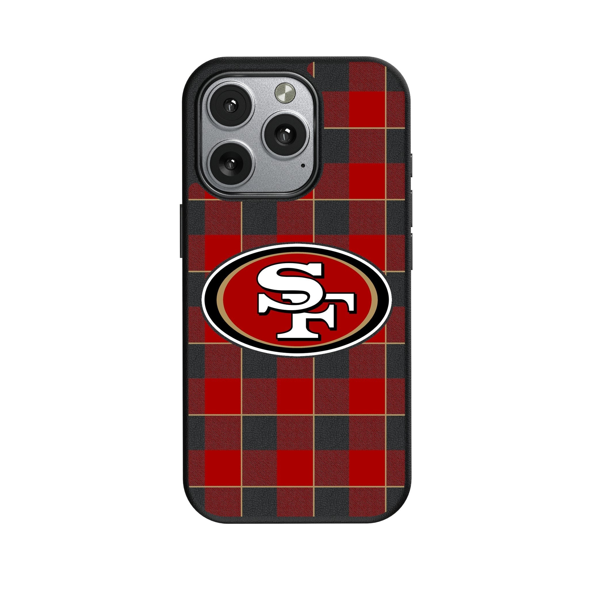 San Francisco 49ers Plaid MagSafe Compatible Phone Case for Apple iPhone