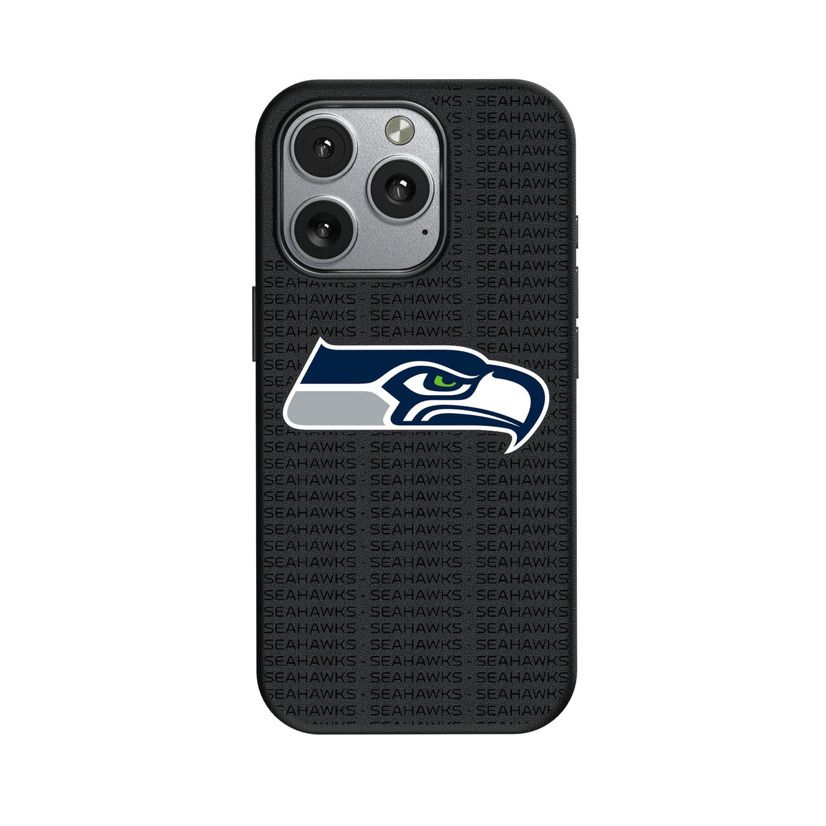 Seattle Seahawks Text Backdrop MagSafe Compatible Phone Case for Apple iPhone