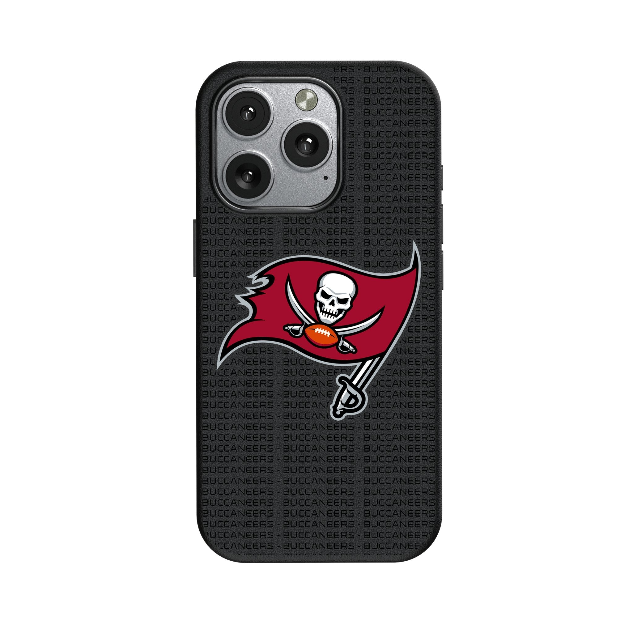 Tampa Bay Buccaneers Text Backdrop MagSafe Compatible Phone Case for Apple iPhone