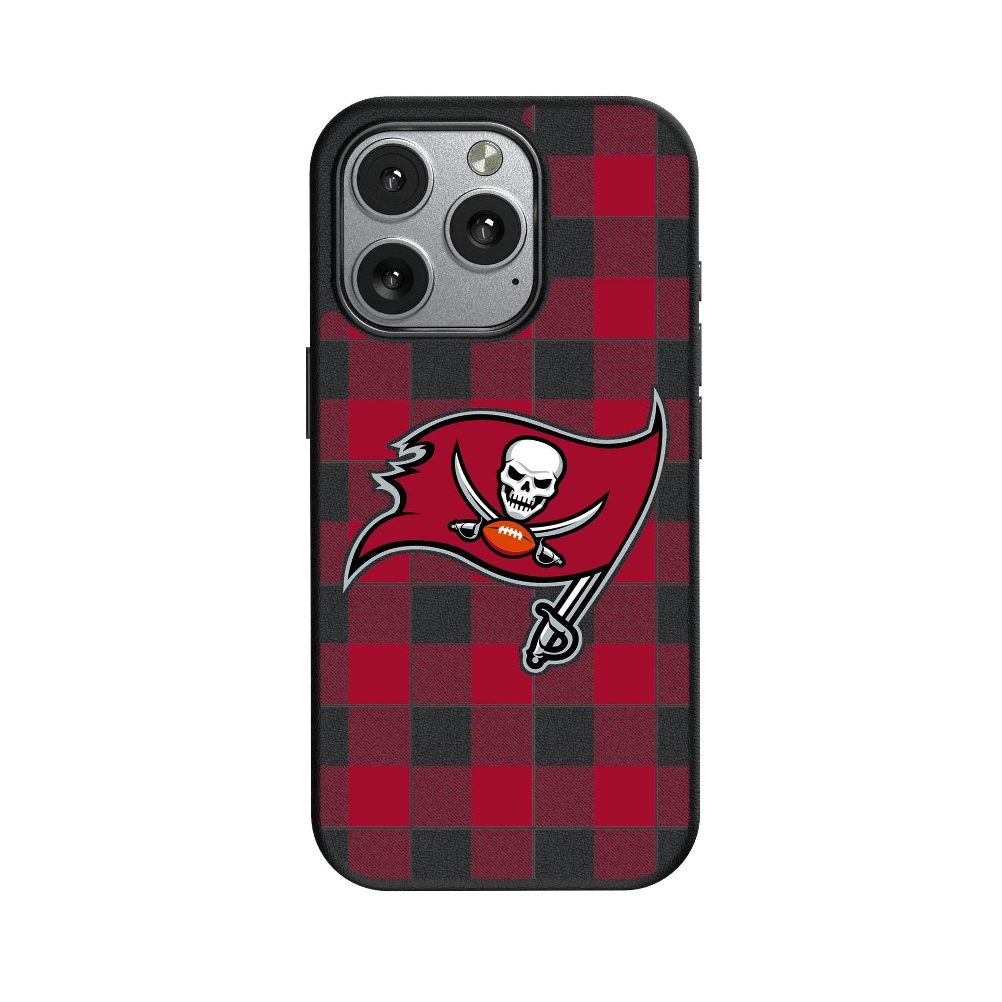 Tampa Bay Buccaneers Plaid MagSafe Compatible Phone Case for Apple iPhone 1