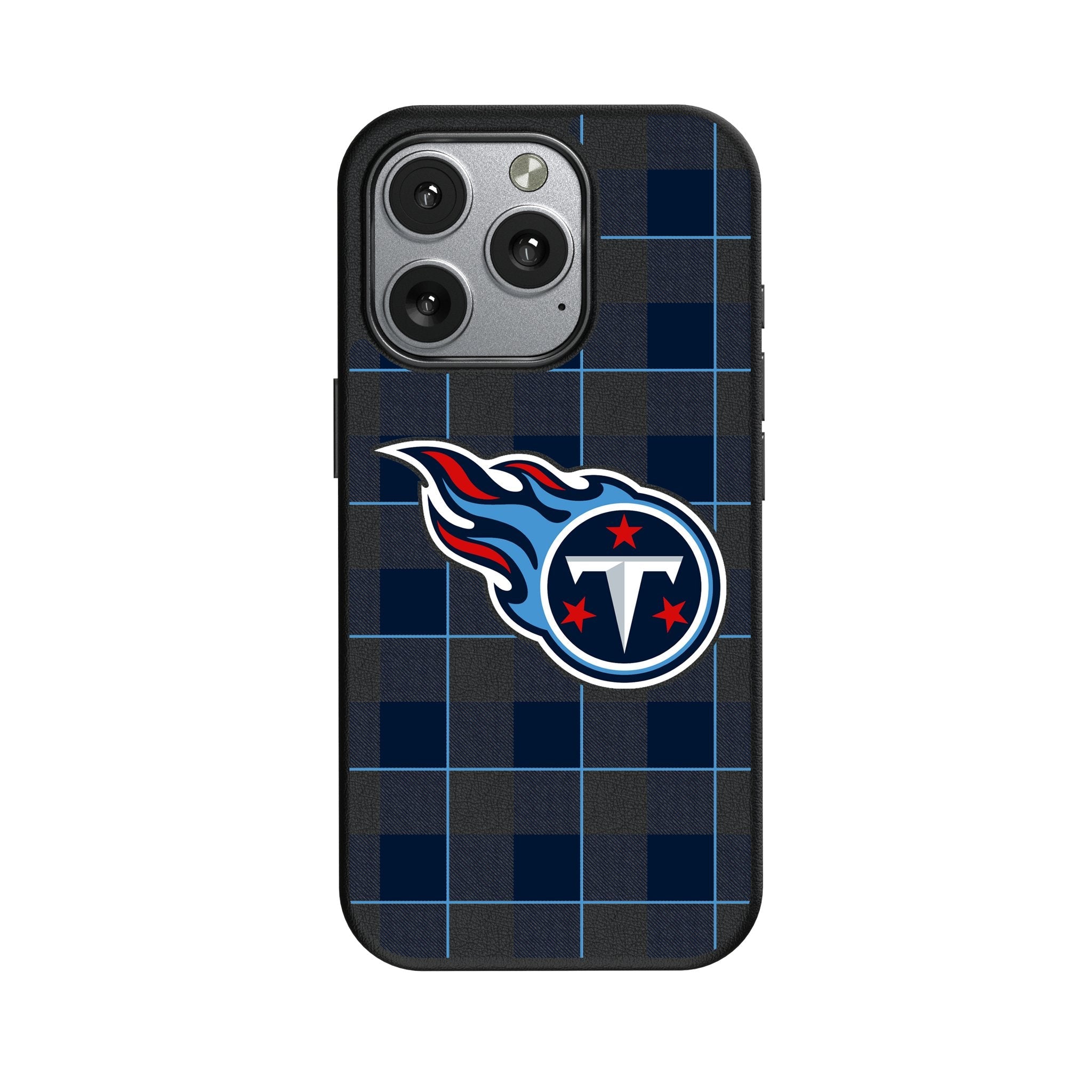 Tennessee Titans Plaid MagSafe Compatible Phone Case for Apple iPhone 1