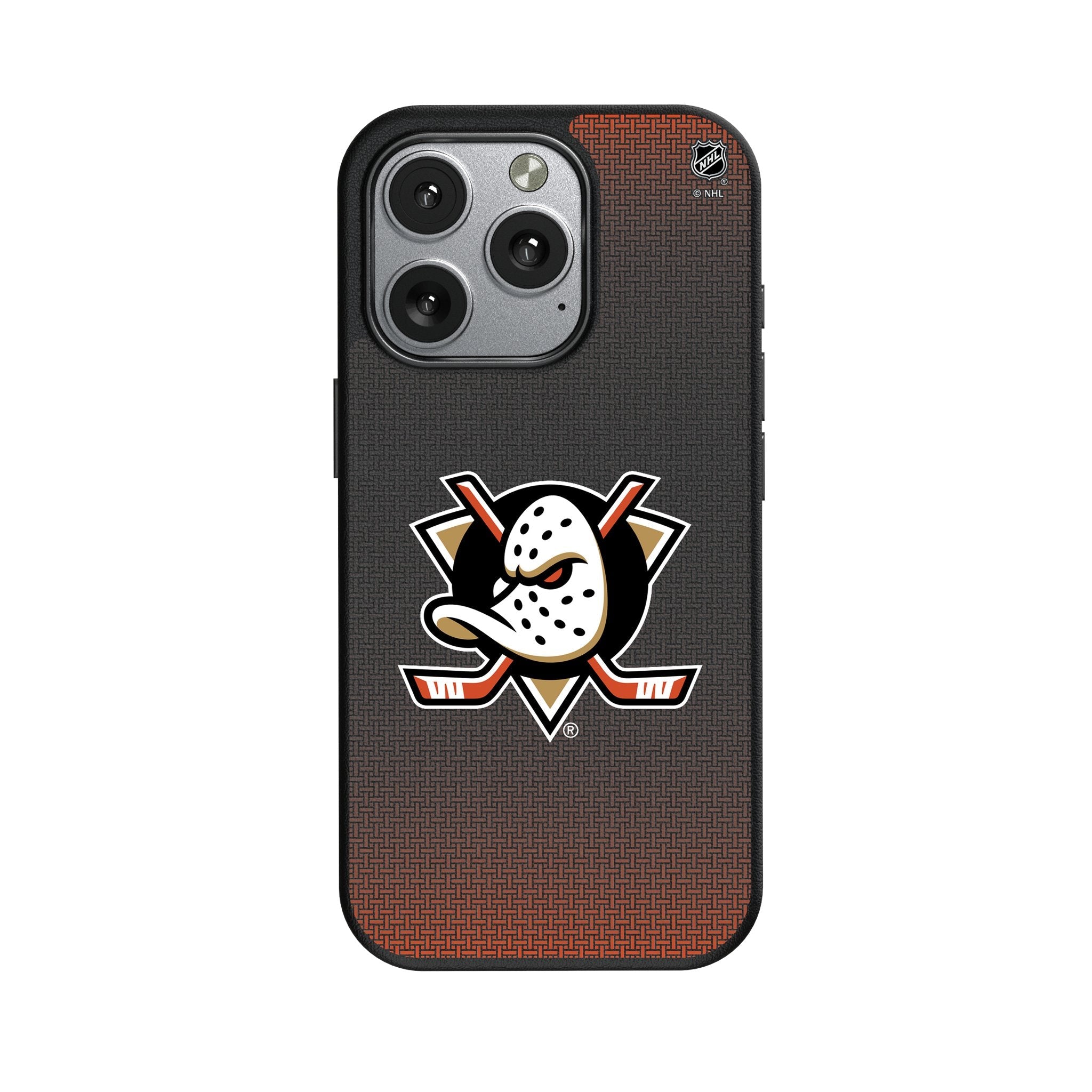 Anaheim Ducks Linen MagSafe Compatible Phone Case for Apple iPhone 1