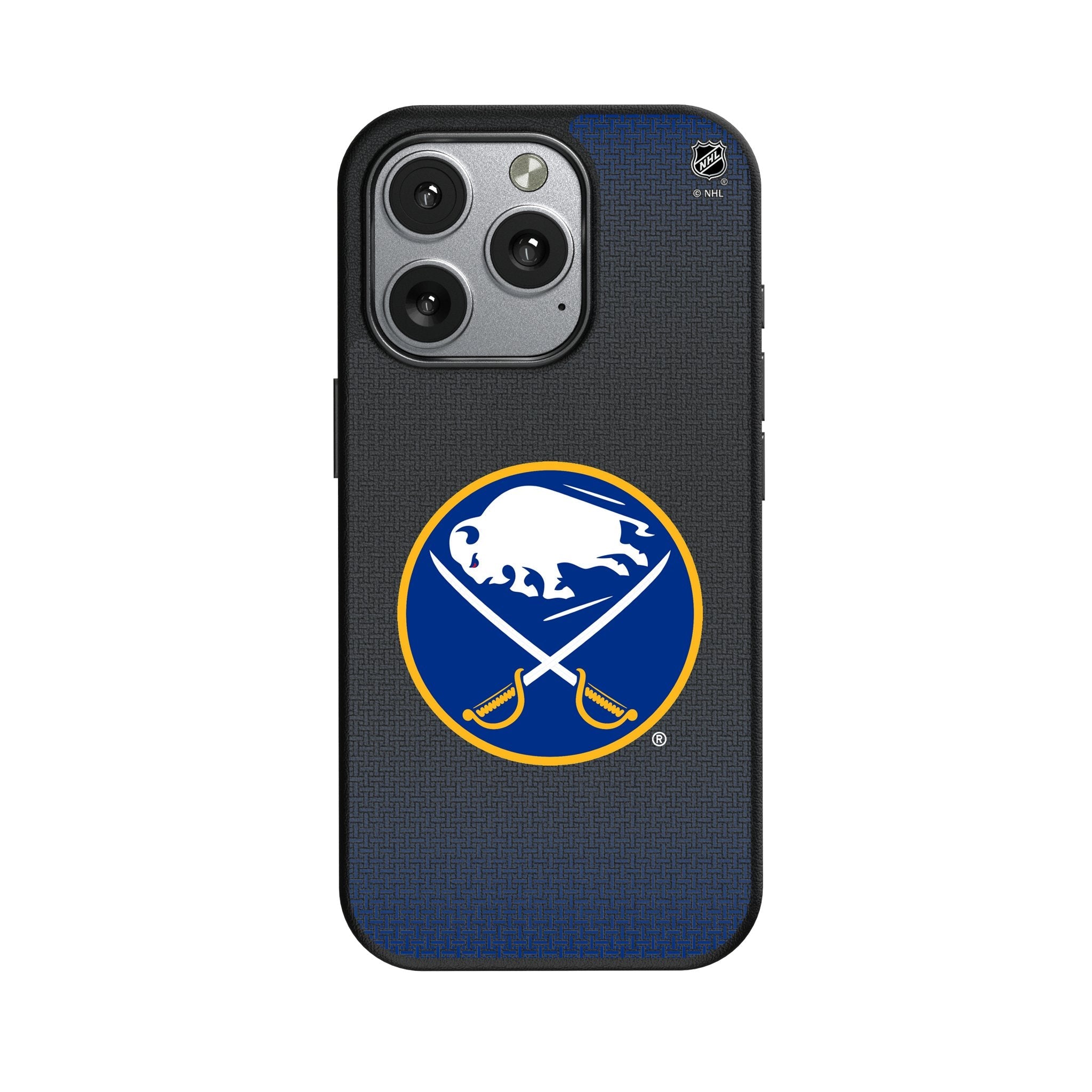 Buffalo Sabres Linen MagSafe Compatible Phone Case for Apple iPhone