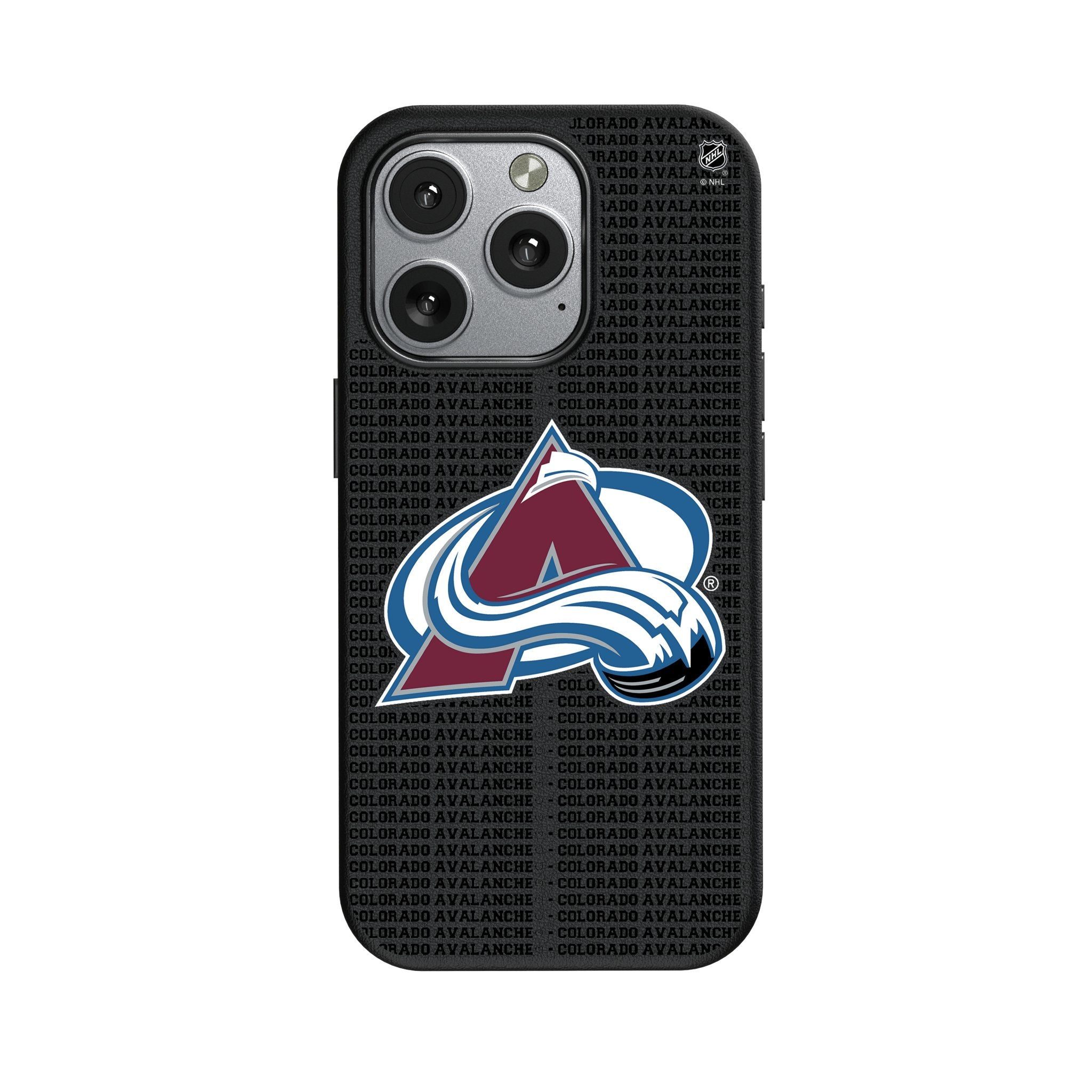 Colorado Avalanche Text Backdrop MagSafe Compatible Phone Case for Apple iPhone