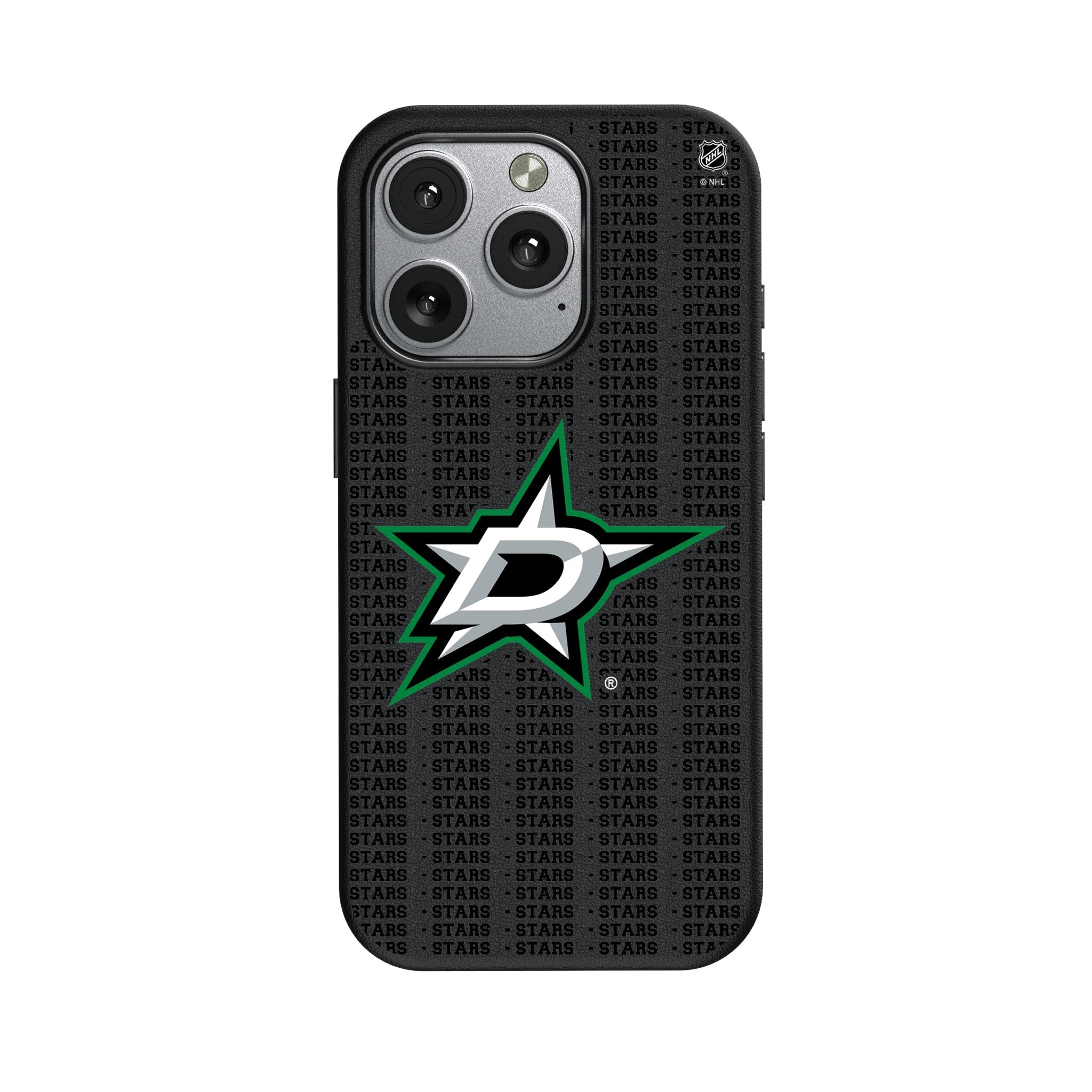 Dallas Stars Text Backdrop MagSafe Compatible Phone Case for Apple iPhone