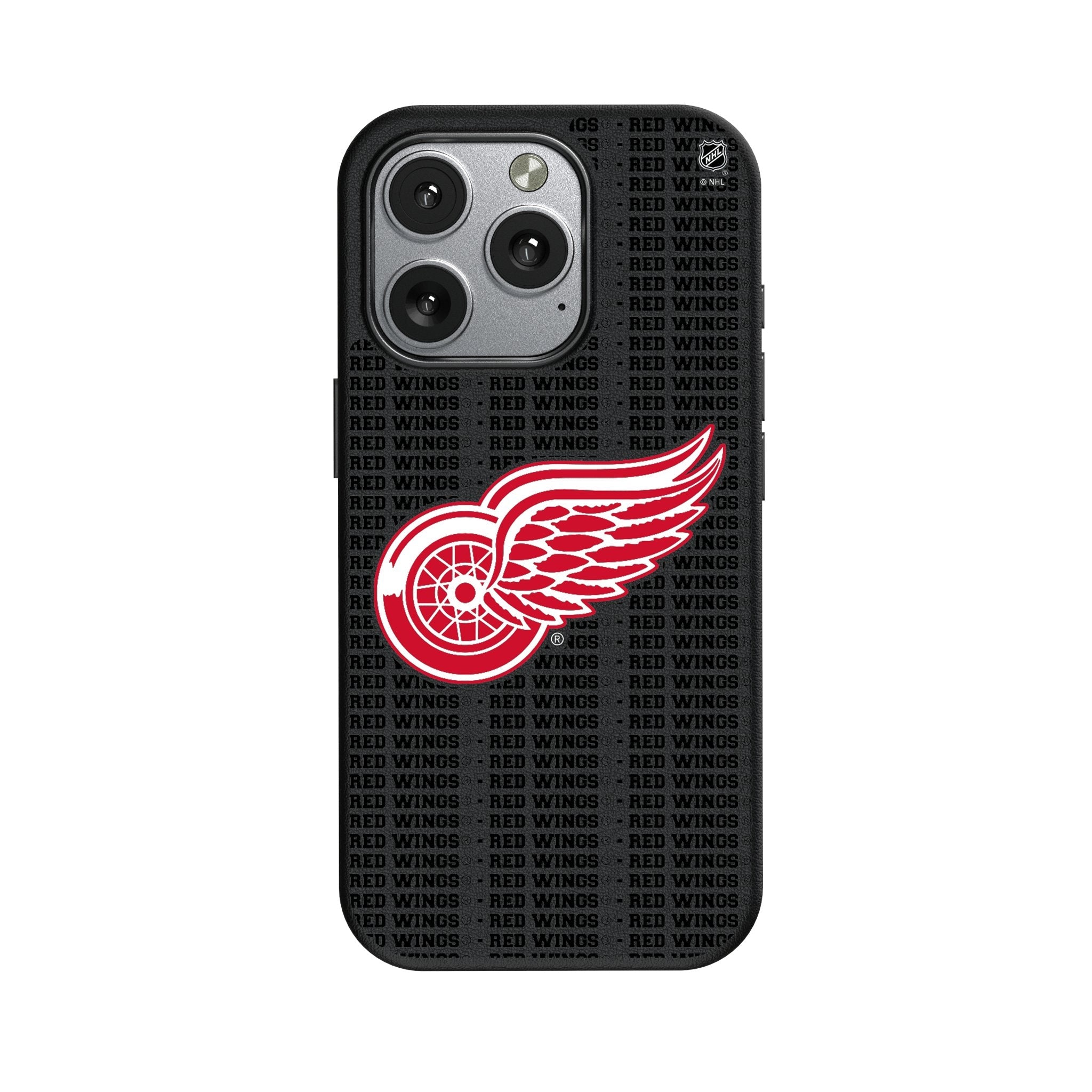 Detroit Red Wings Text Backdrop MagSafe Compatible Phone Case for Apple iPhone