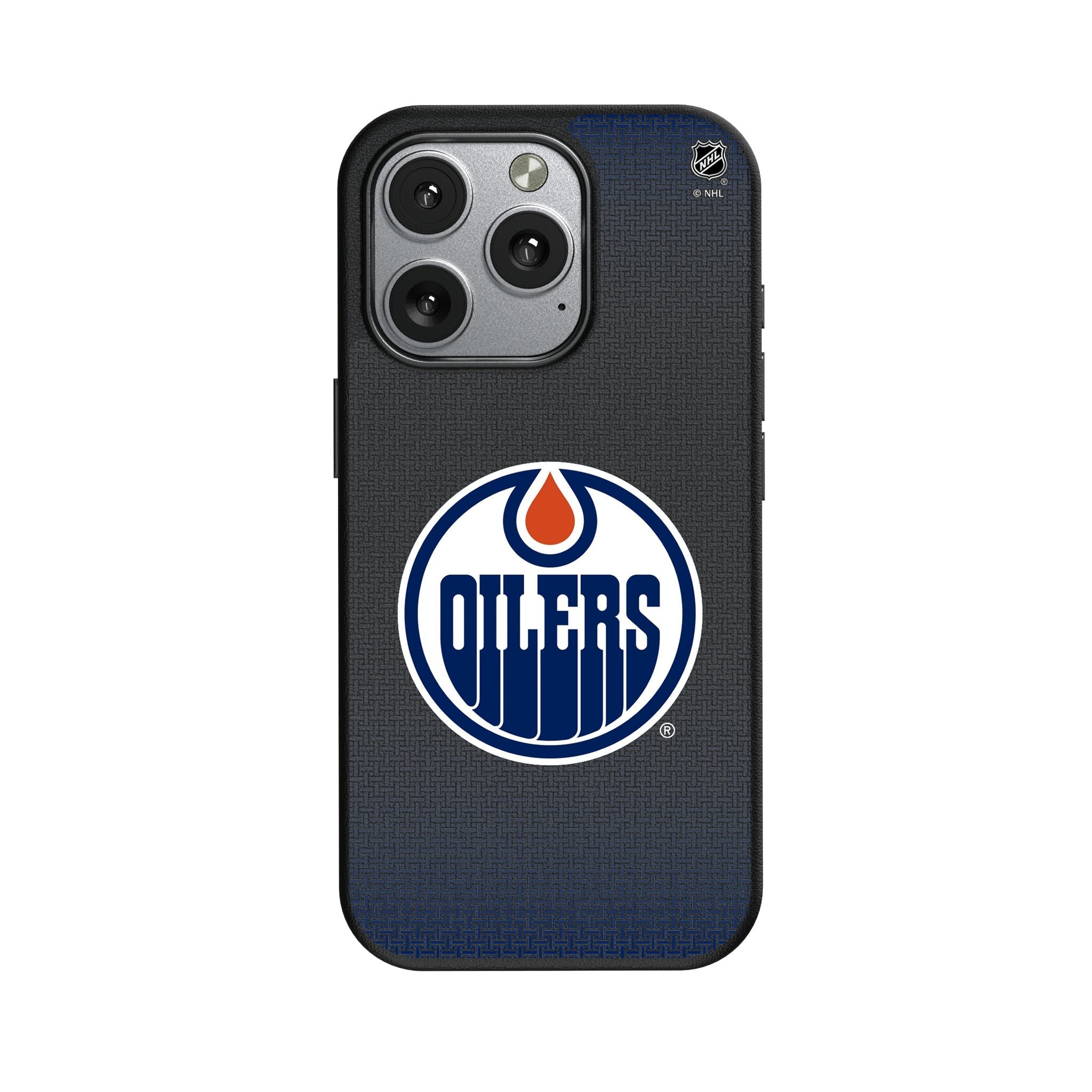 Edmonton Oilers Linen MagSafe Compatible Phone Case for Apple iPhone