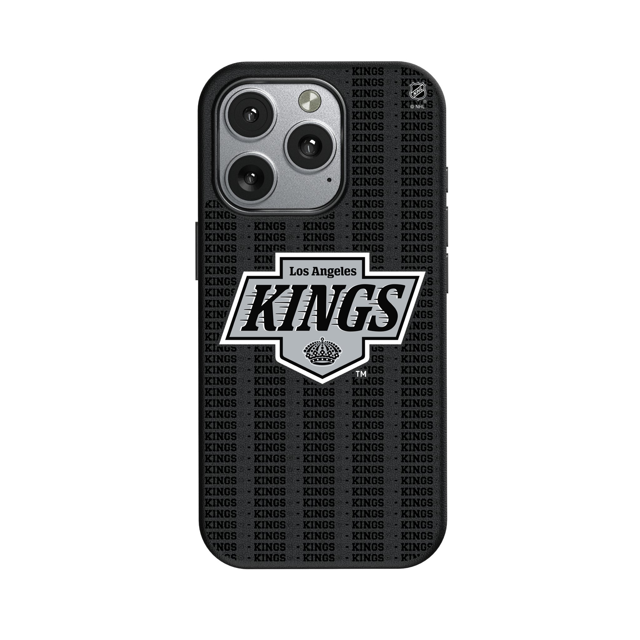 LA Kings Text Backdrop MagSafe Compatible Phone Case for Apple iPhone