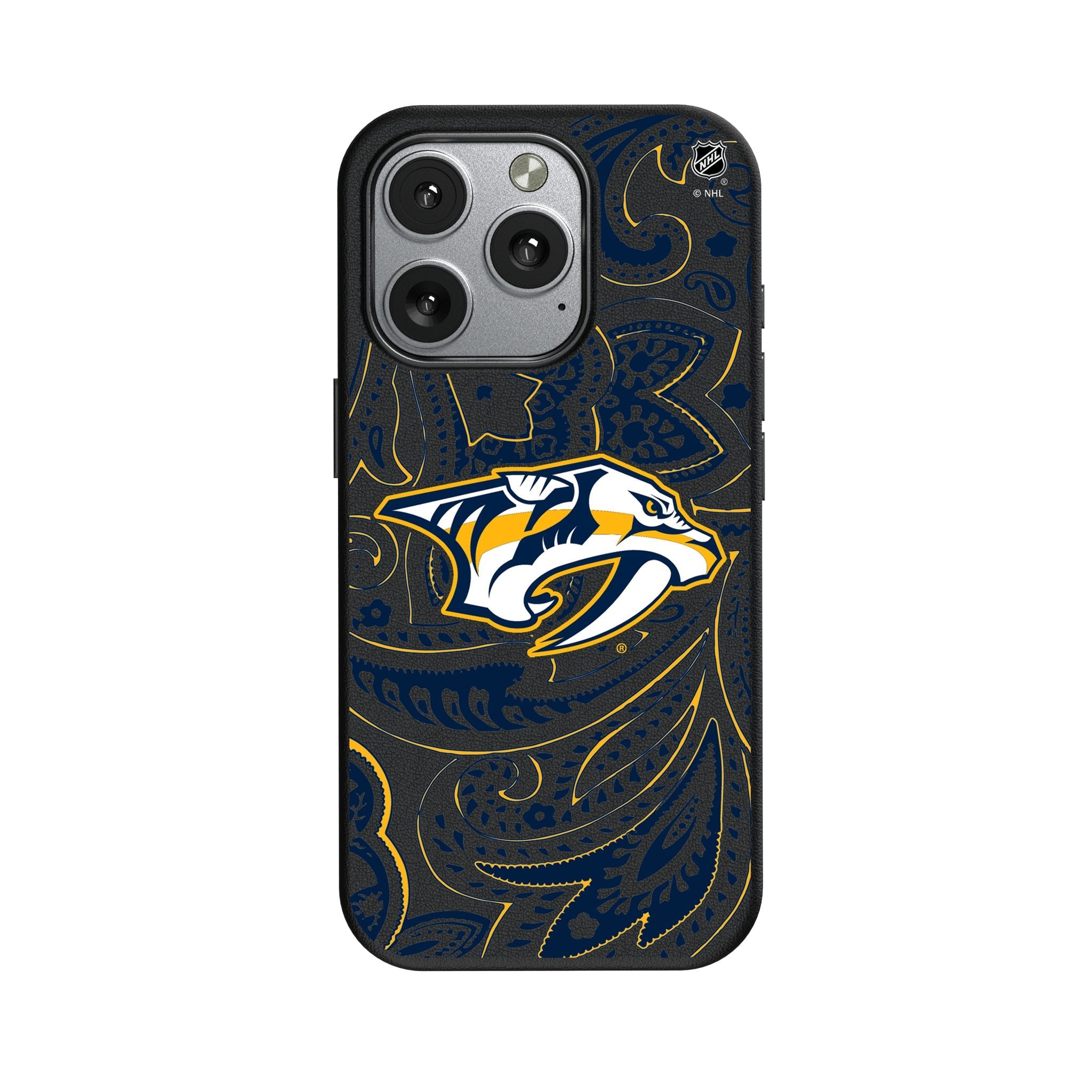 Nashville Predators Paisley MagSafe Compatible Phone Case for Apple iPhone