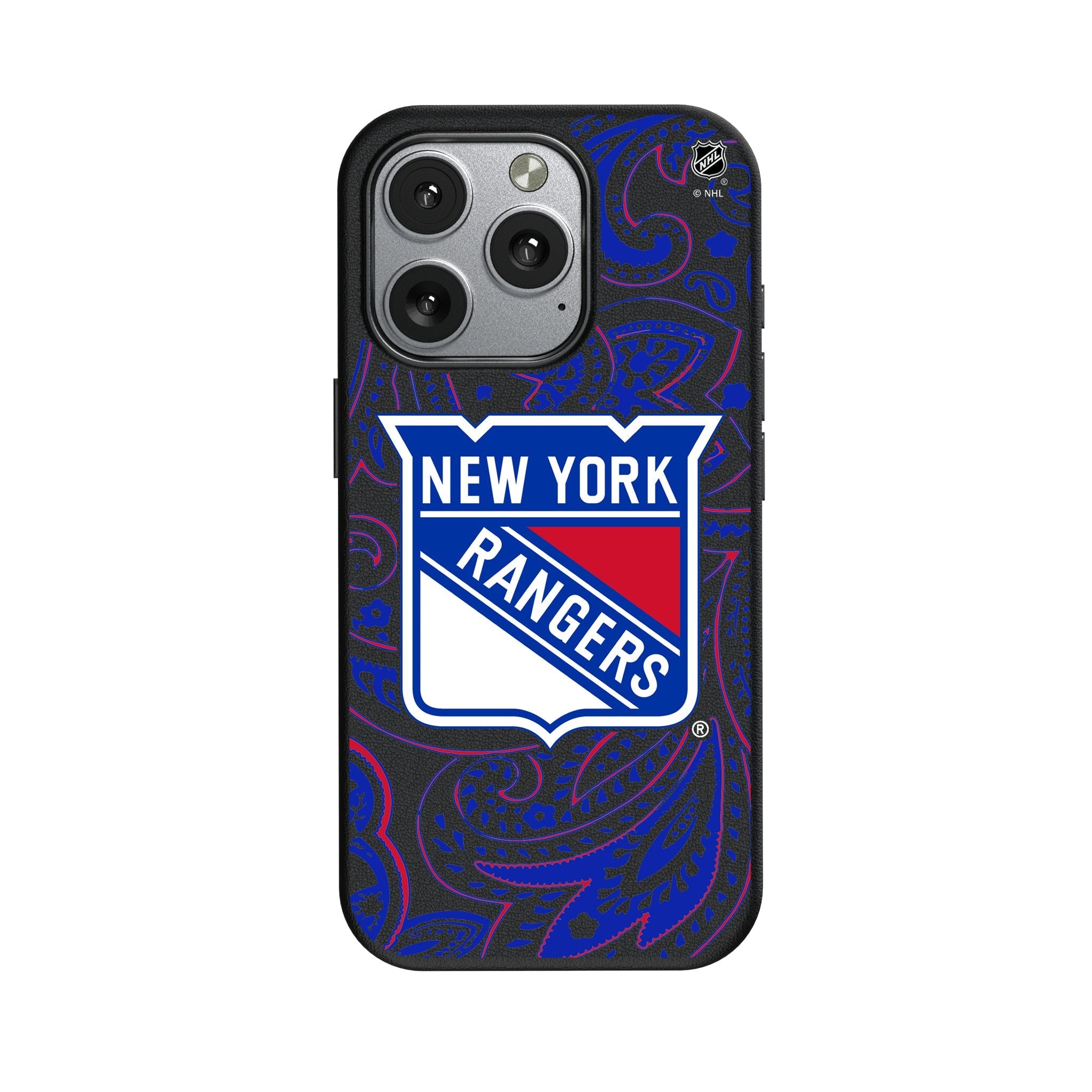 New York Rangers Paisley MagSafe Compatible Phone Case for Apple iPhone